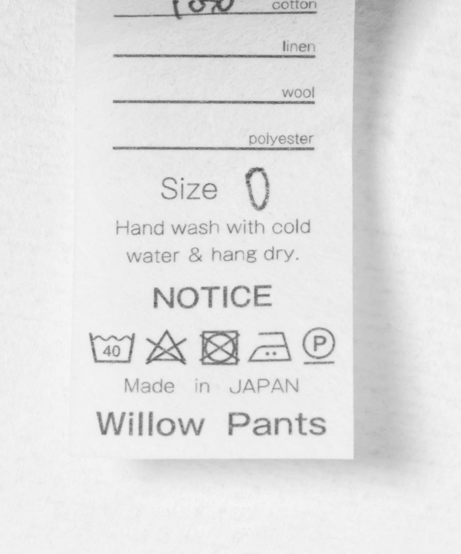 Willow Pants　デッドストックベージュ BEG 1