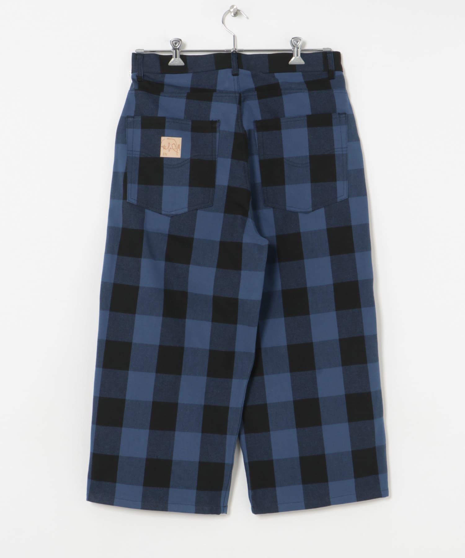 Willow Pants　バッファローチェック PT BLU×BLK 0