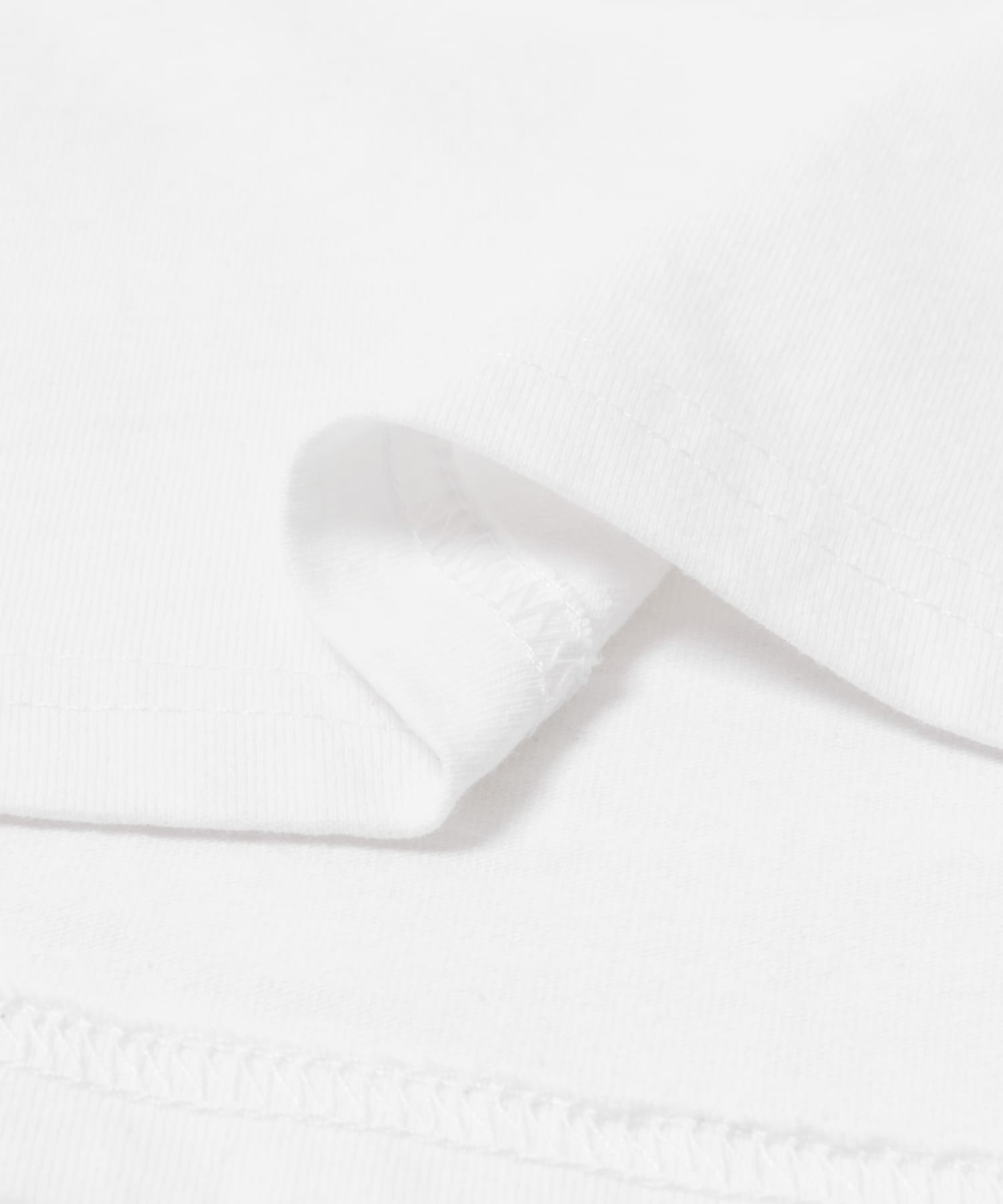 Engineered Garments　Printed Cross CrewNeck LS White M