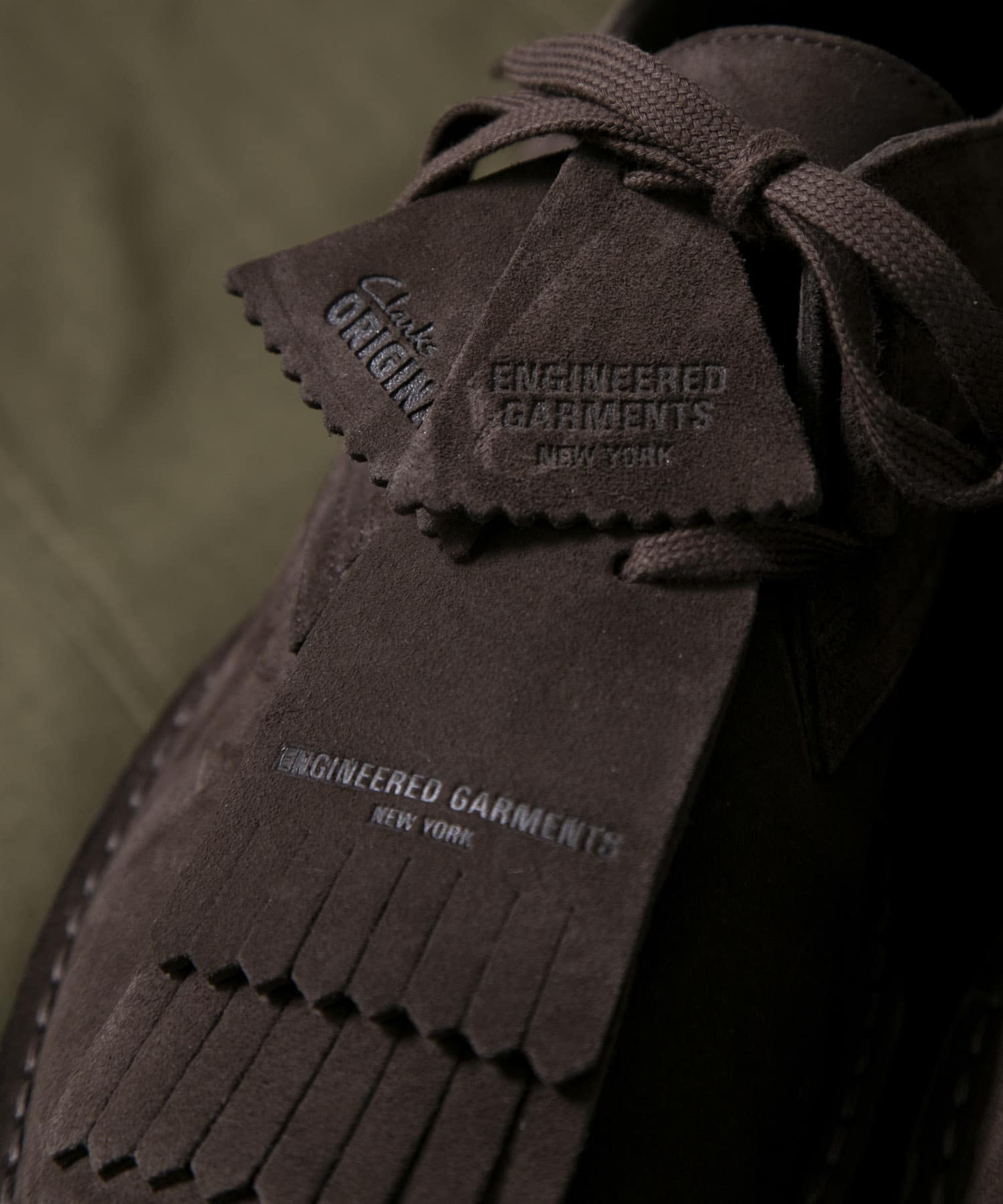 Engineered Garments　EG x CLARKS Desert Khan BRN-Suede 8