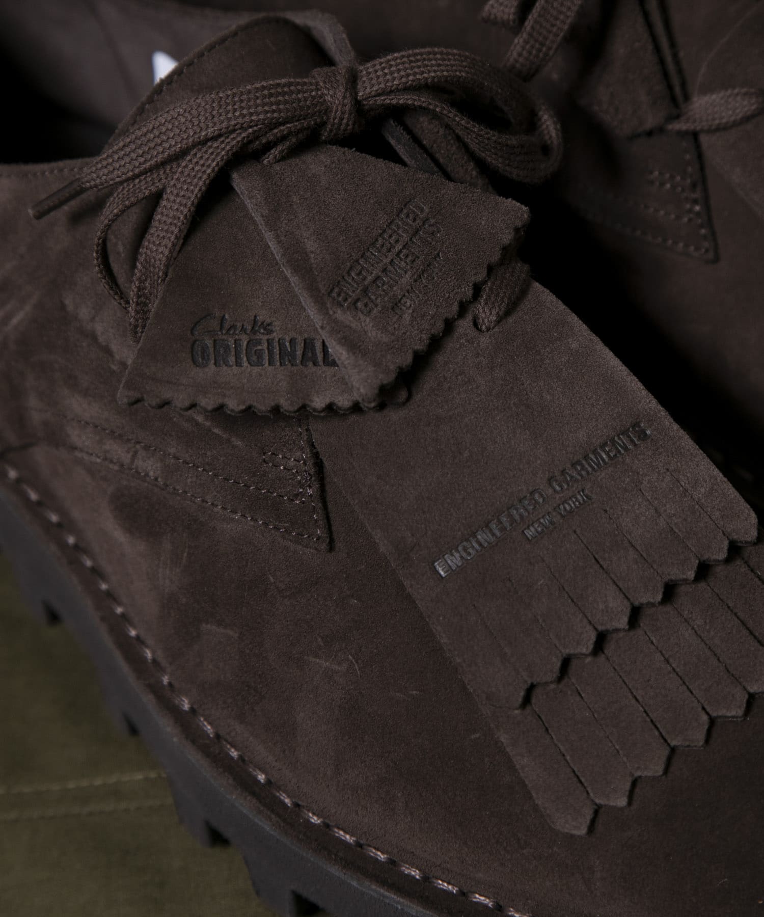 Engineered Garments　EG x CLARKS Desert Khan BRN-Suede 8