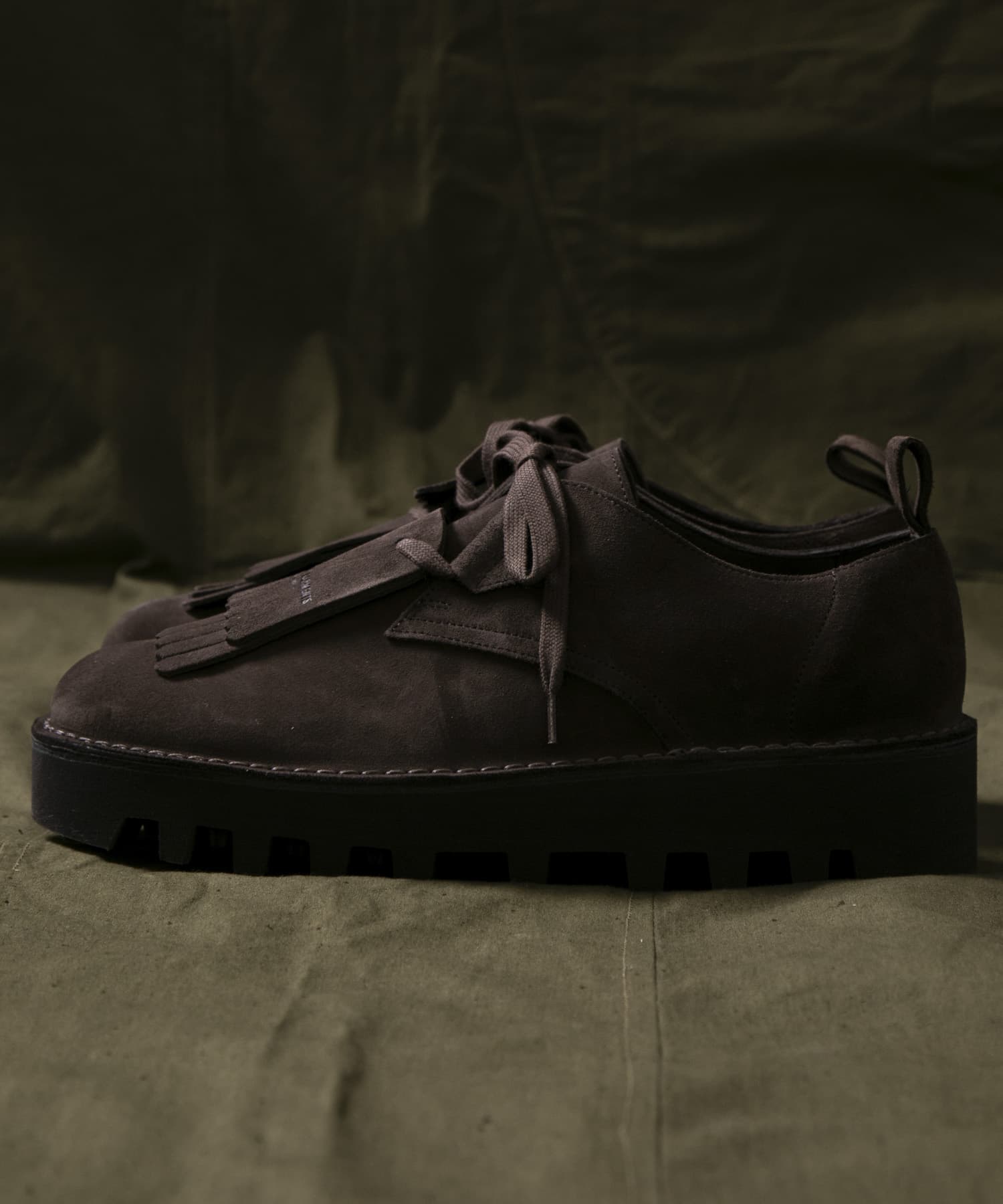 Engineered Garments　EG x CLARKS Desert Khan BRN-Suede 8