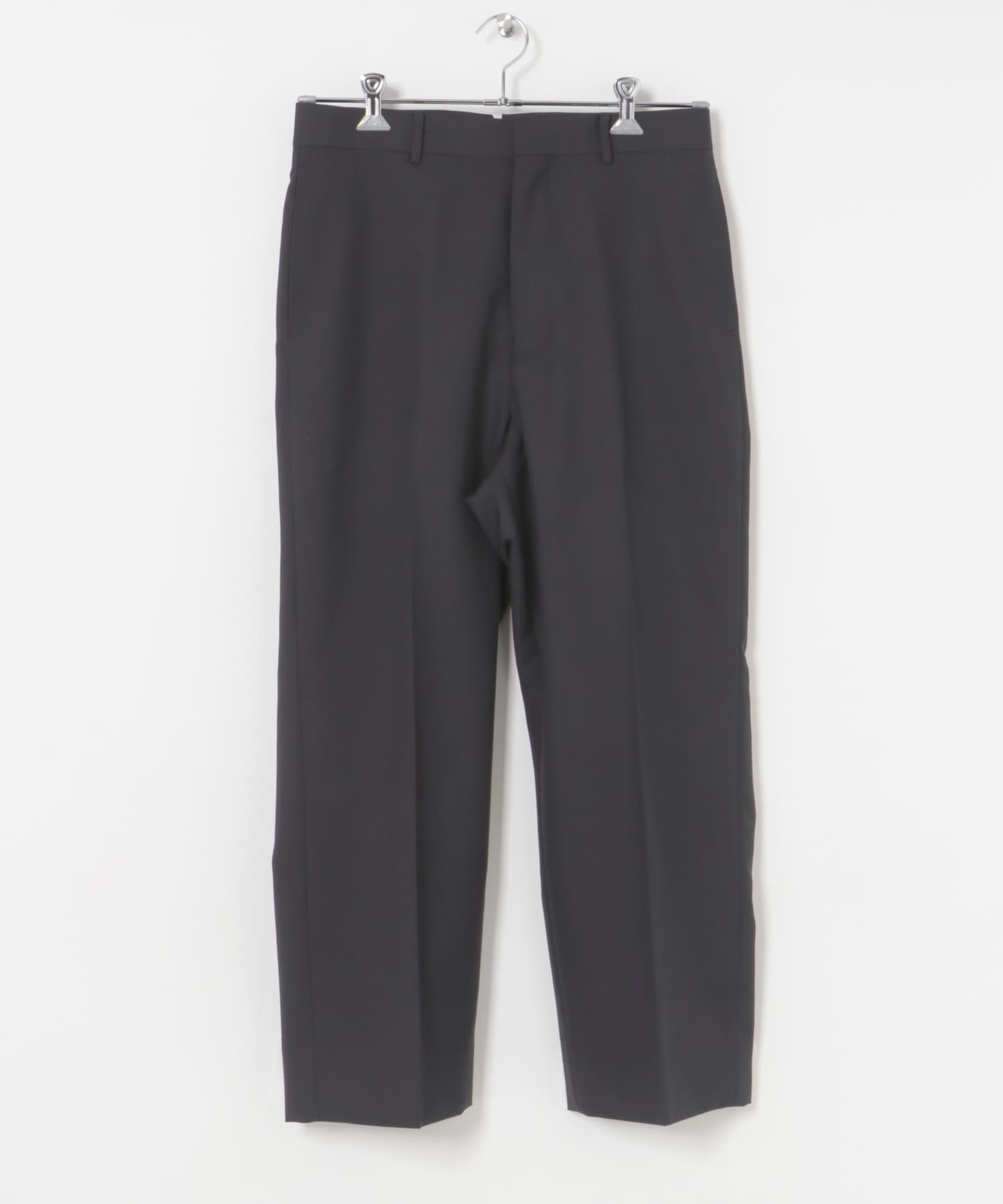 Unlikely　Back Strap Plain Front Trousers 2025 Navy S