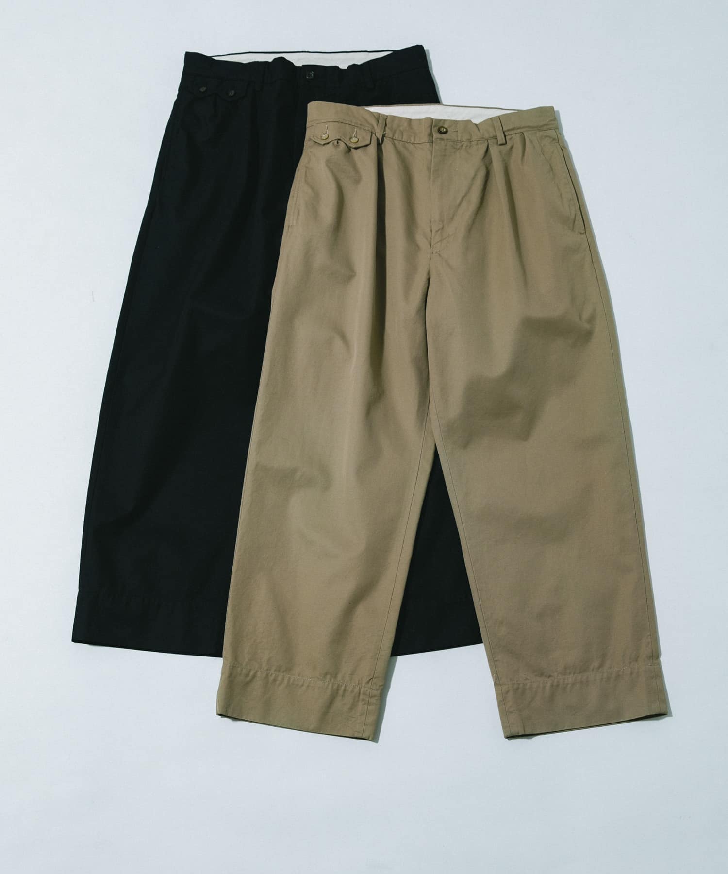 Unlikely　Sawtooth Flap 2P Trousers Beige S