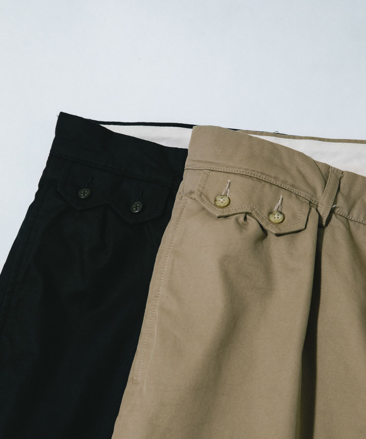 Unlikely　Sawtooth Flap 2P Trousers Beige S