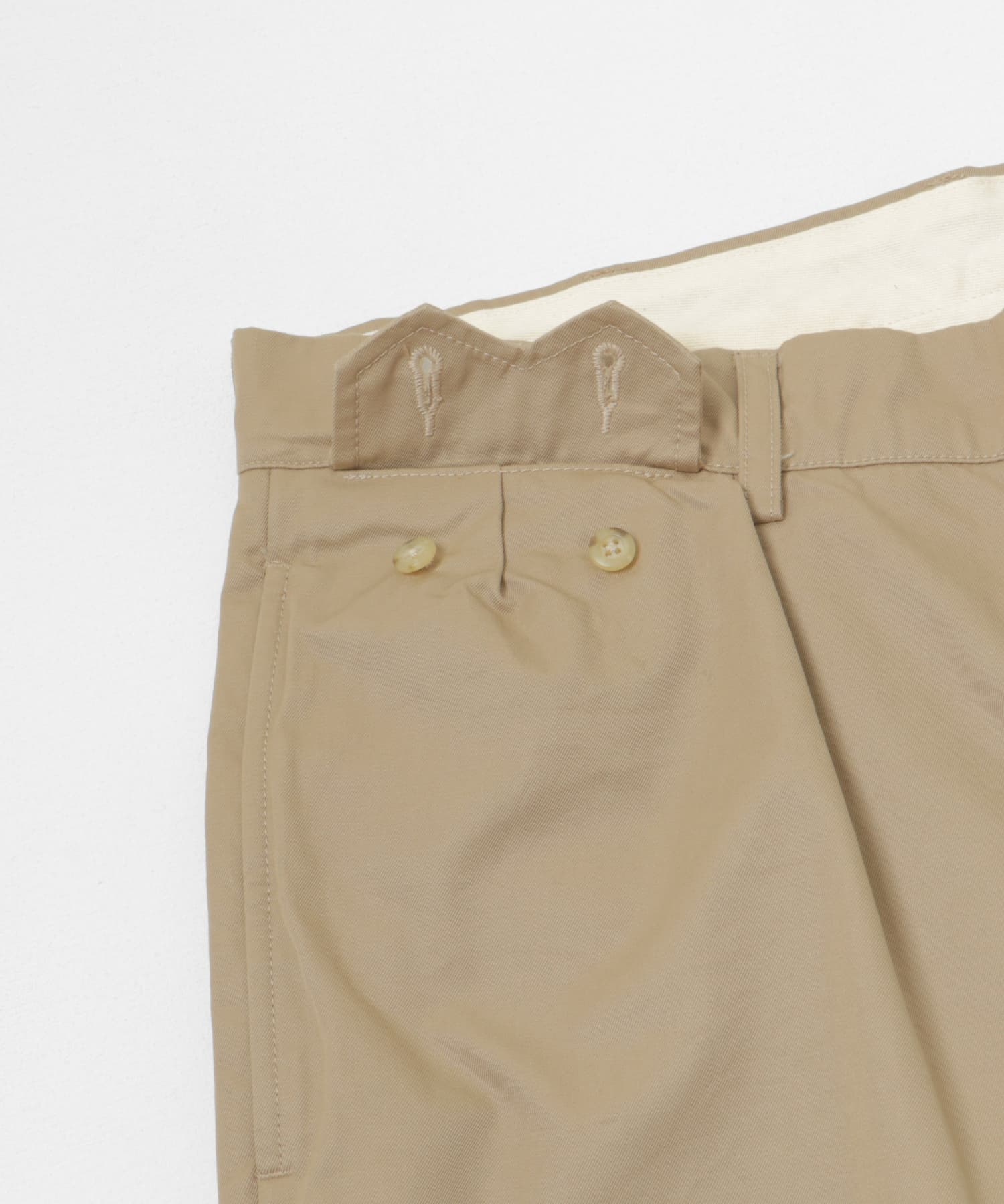 Unlikely　Sawtooth Flap 2P Trousers Beige S