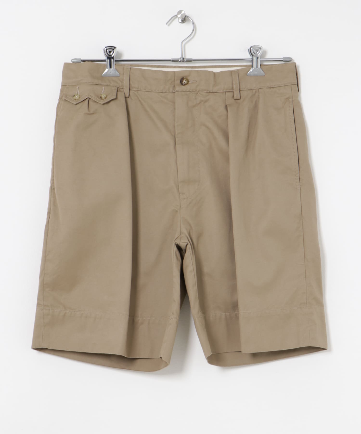 Unlikely　Sawtooth Flap 2P Shorts Beige M