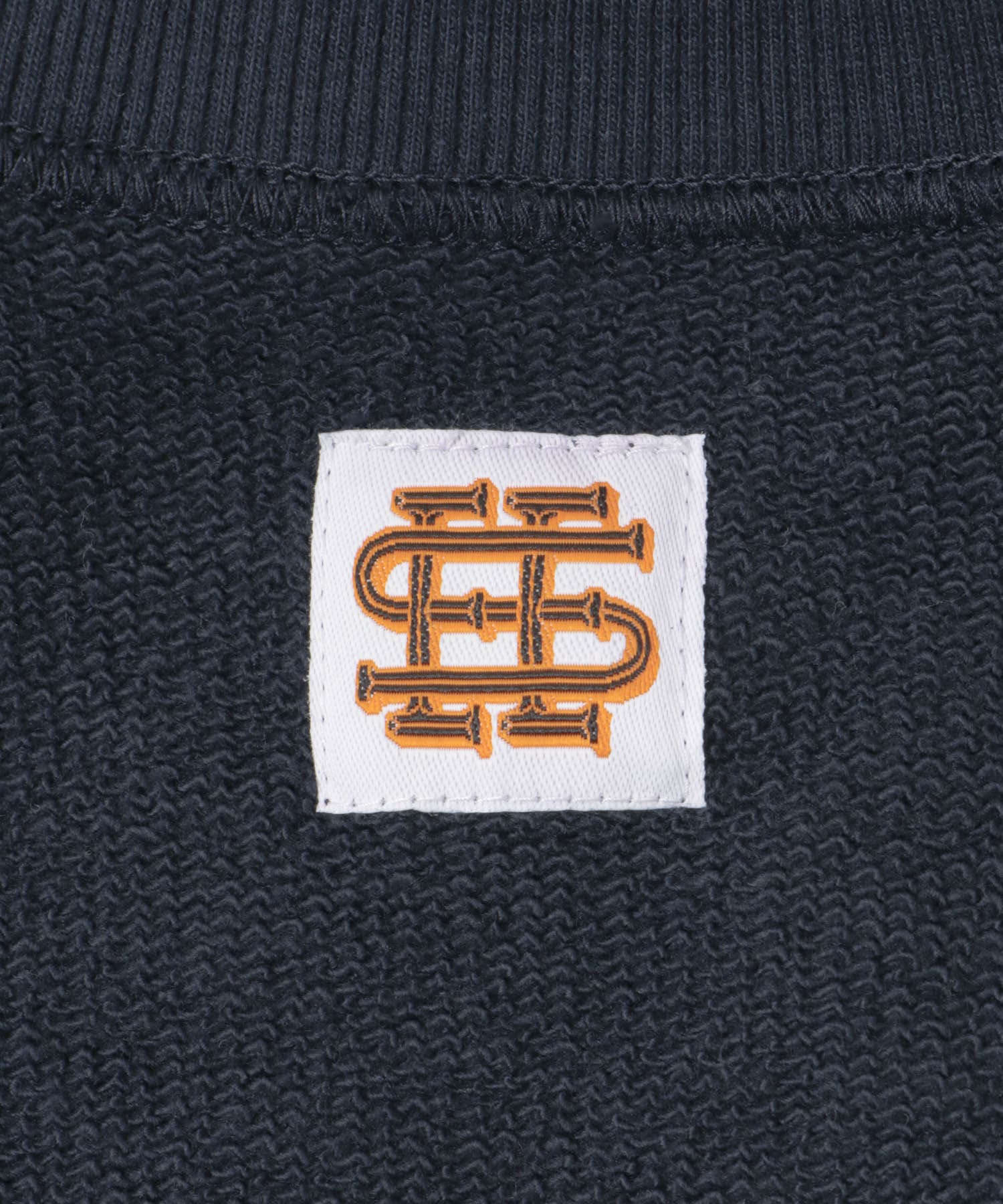 SEE SEE　BOARDER CREW SWEAT D.NVY/WHT M