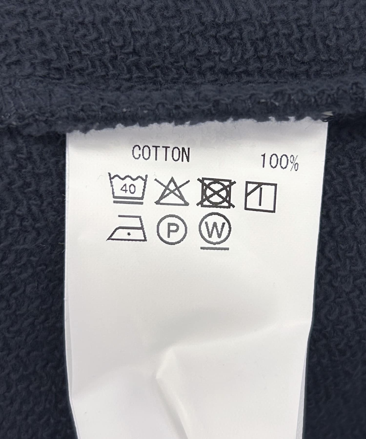 SEE SEE　BOARDER CREW SWEAT D.NVY/WHT M