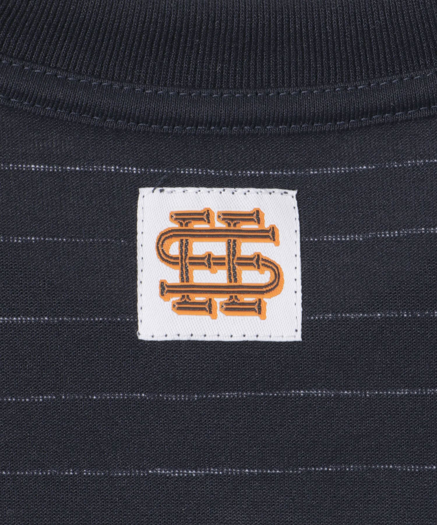 SEE SEE　SUPER BIG ROUND BORDER LONG SLEEVE D.NVY/WHT M