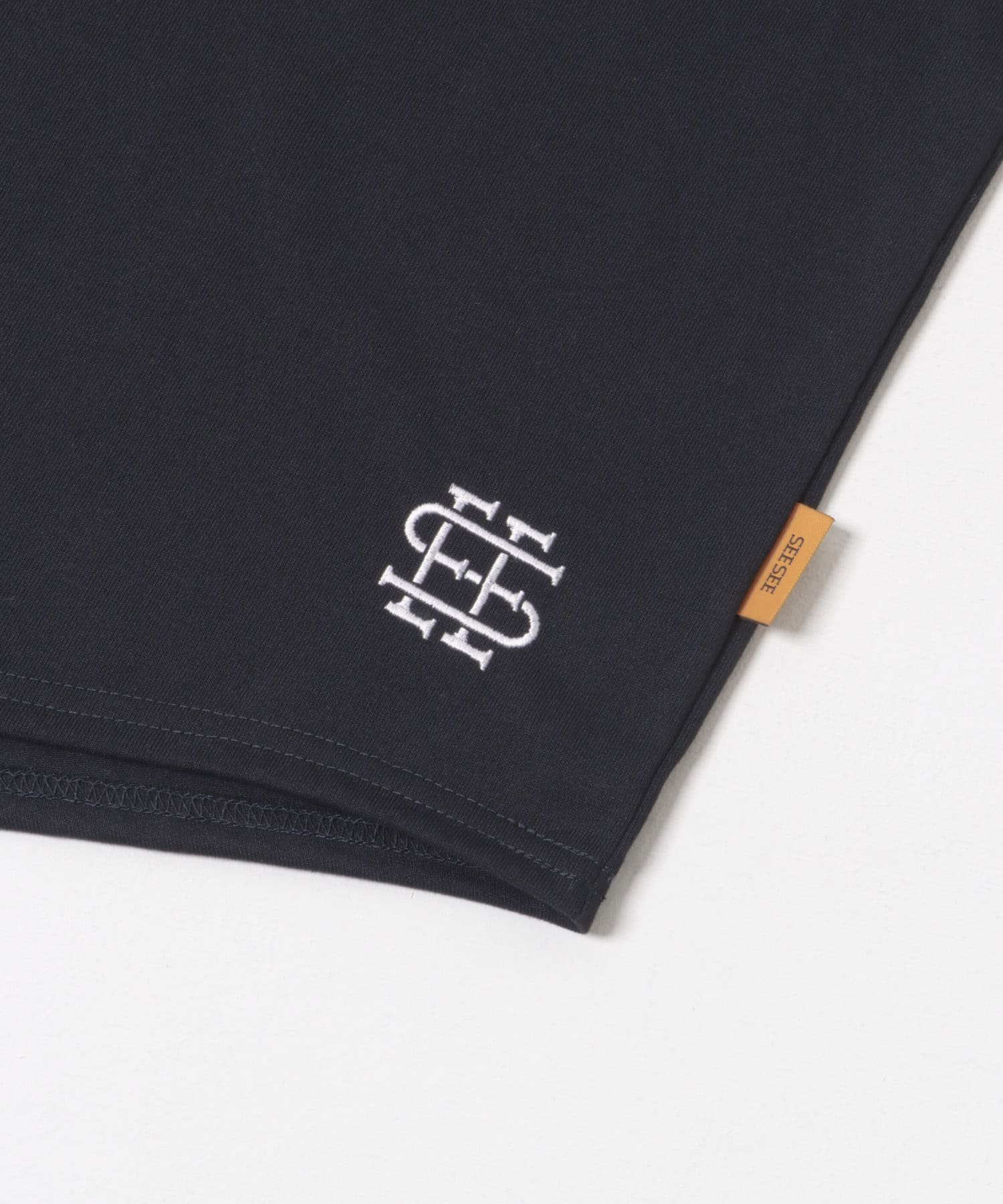 SEE SEE　SUPER BIG ROUND LONG SLEEVE T-SHIRTS NAVY M