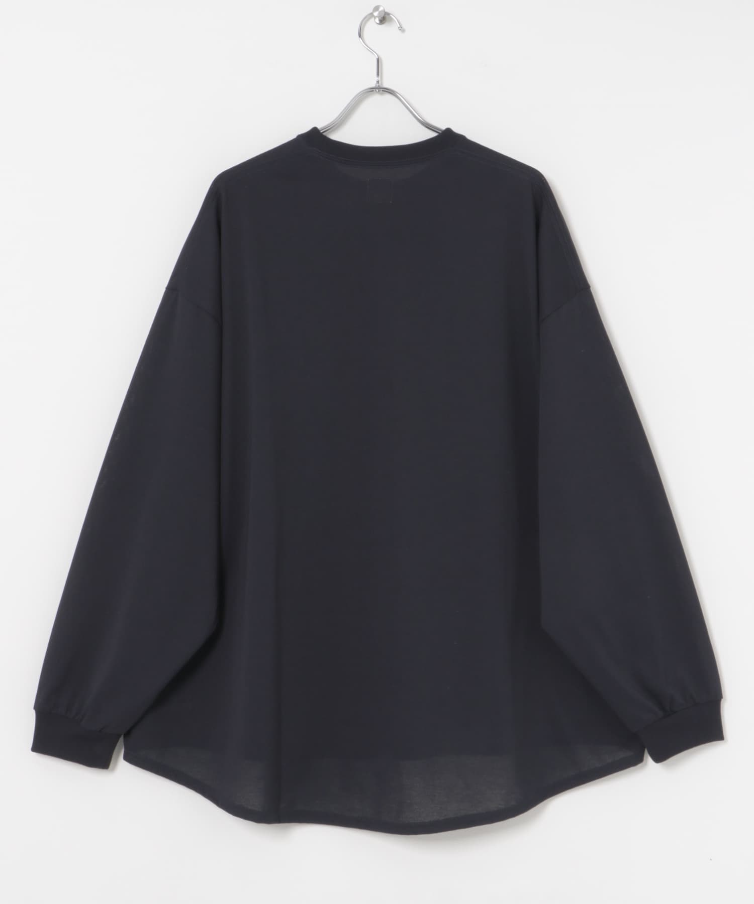 SEE SEE　SUPER BIG ROUND LONG SLEEVE T-SHIRTS NAVY M