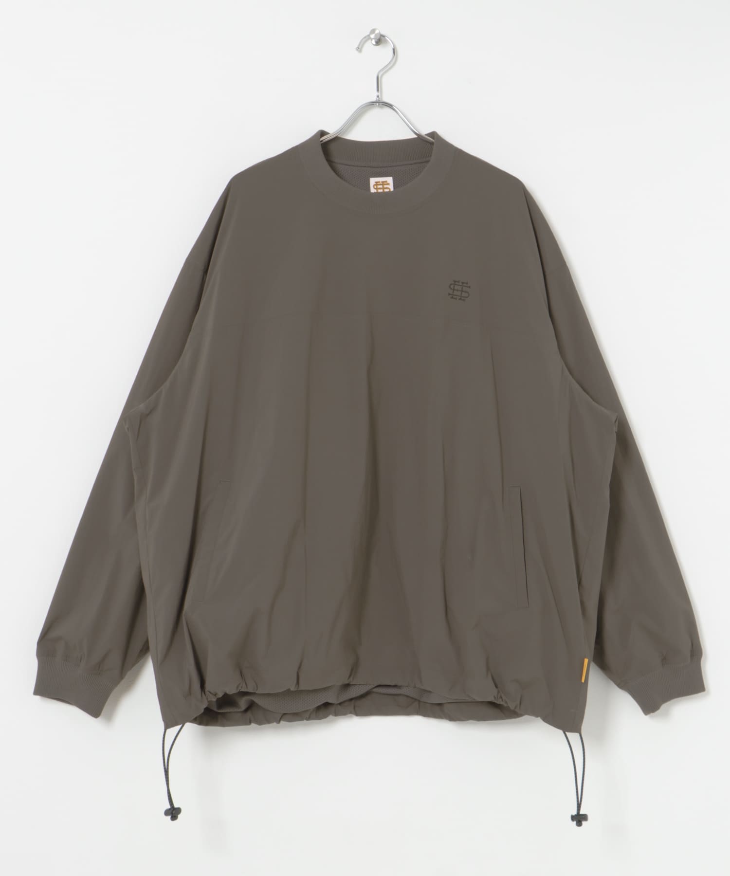 SEE SEE　NYLON CREW LONG SLEEVE TOP