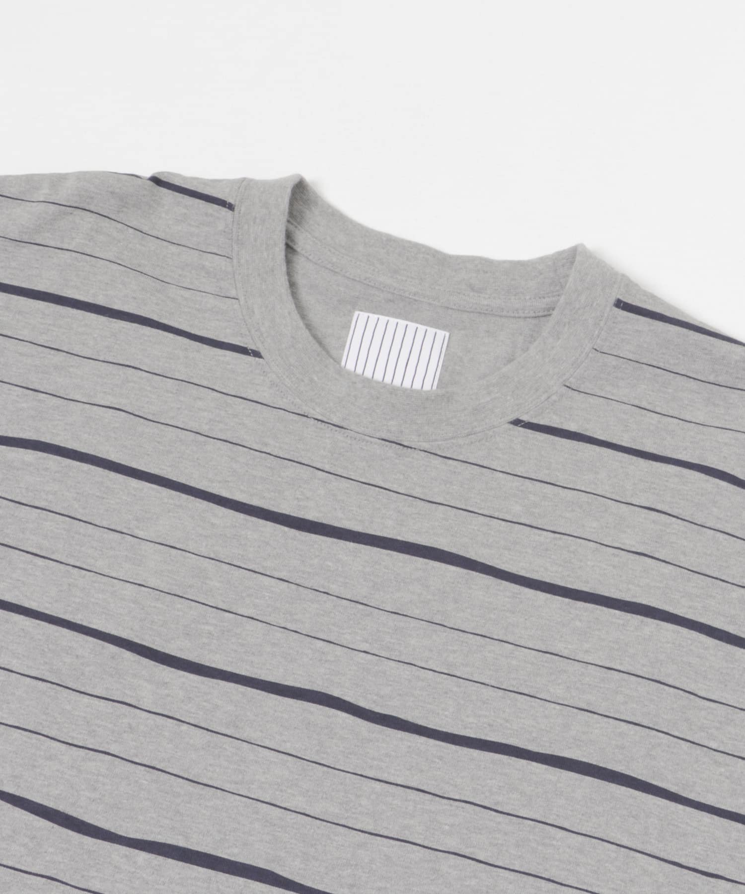 SFC　SUPER BIG MIX SIDE STRIPES LS TEE Grey/Navy L