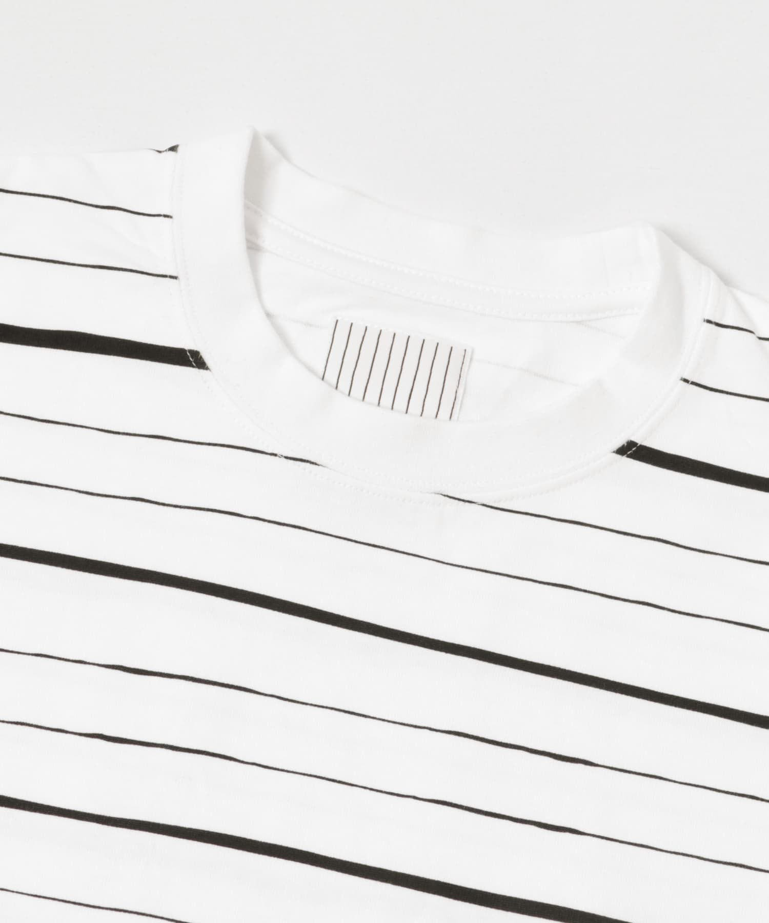 SFC　SUPER BIG MIX SIDE STRIPES LS TEE Wht/Blk L