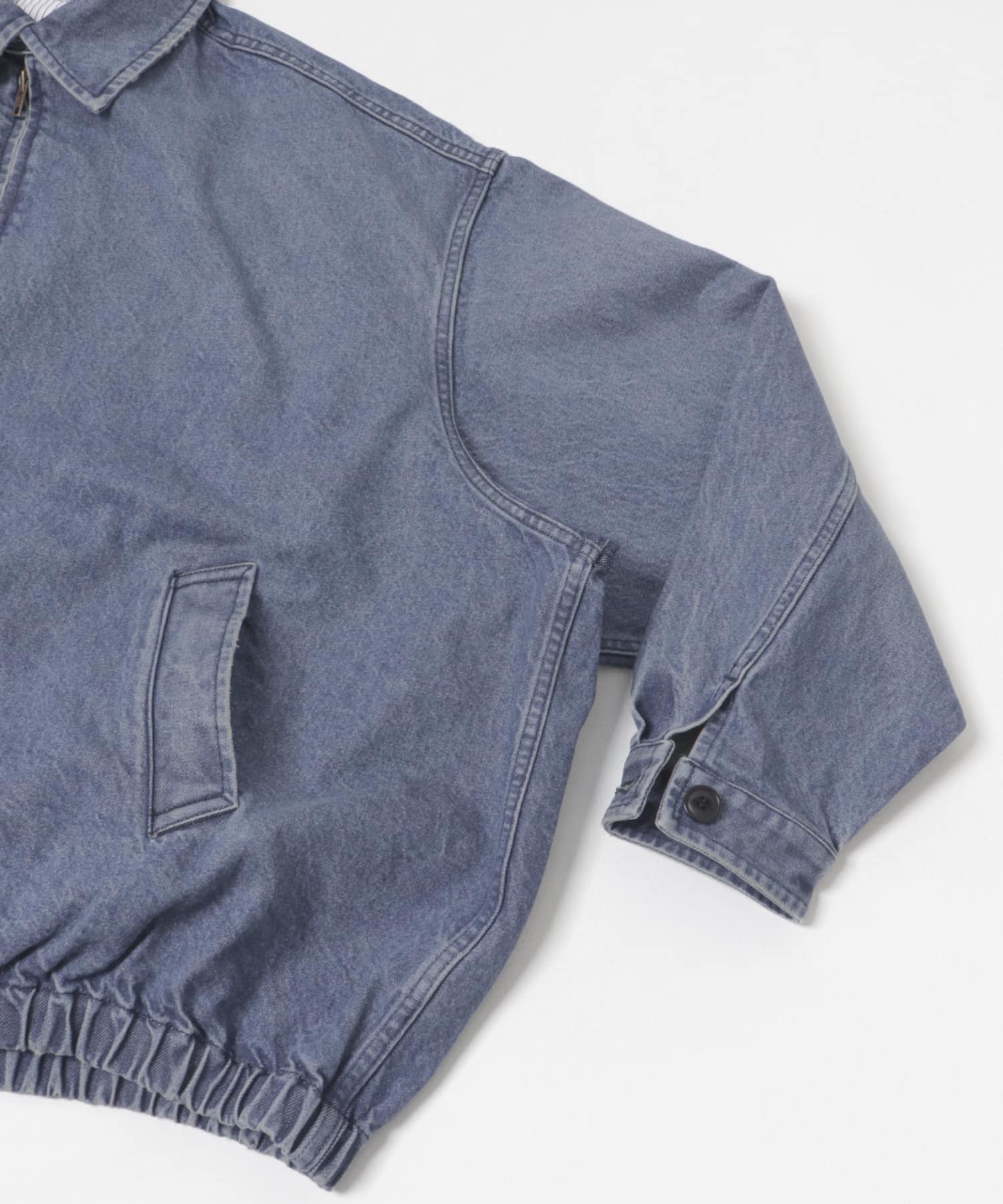 SFC　WASHED DENIM JACKET Washed B L