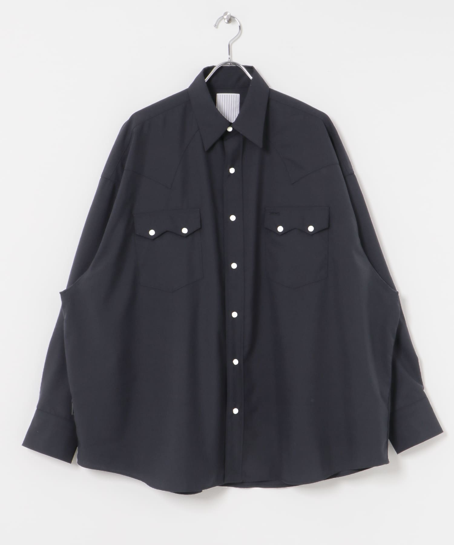 SFC　SUMMER WOOL SHIRT Navy L