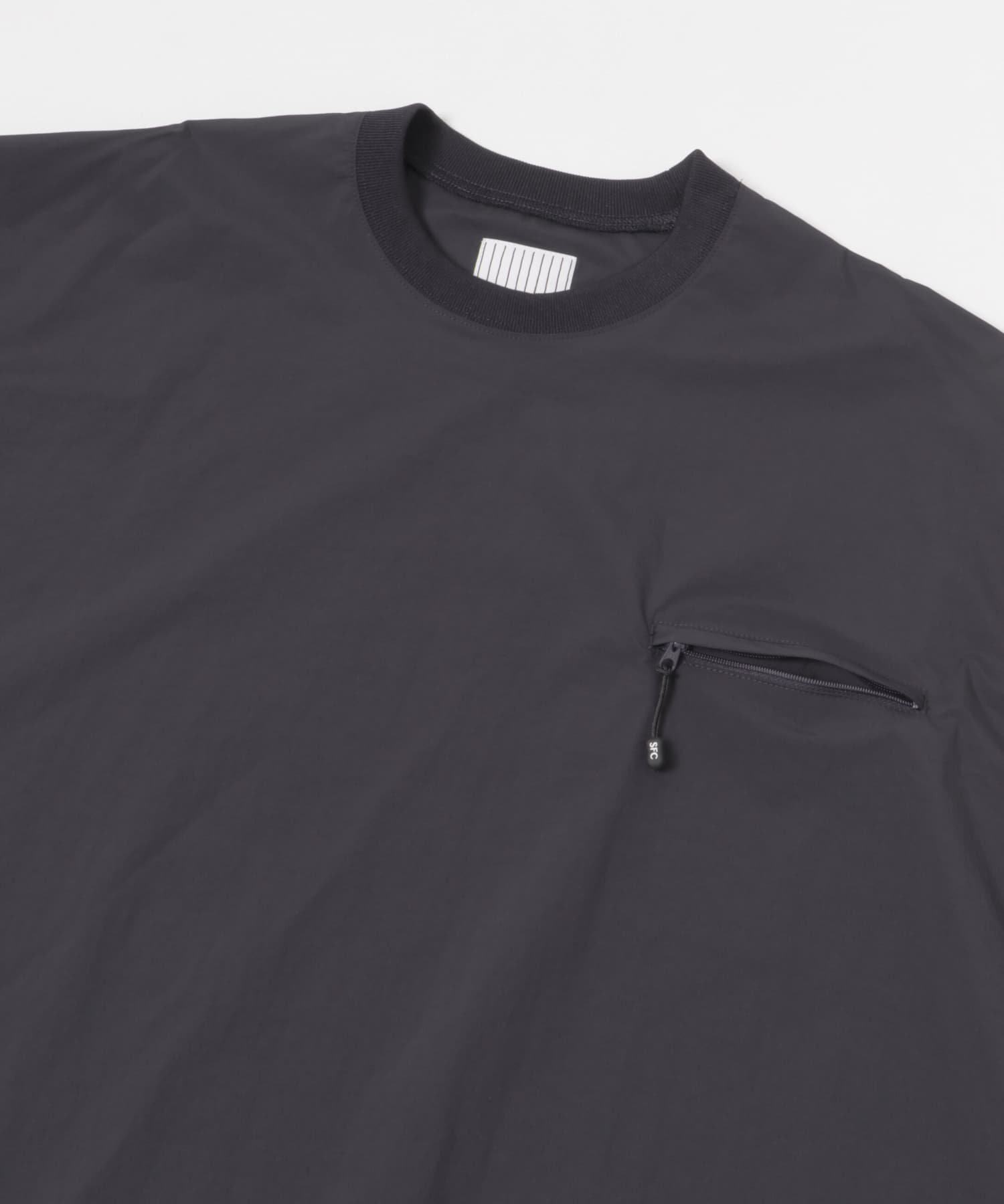 SFC　TECH POCKET NYLON LS TEE Navy L
