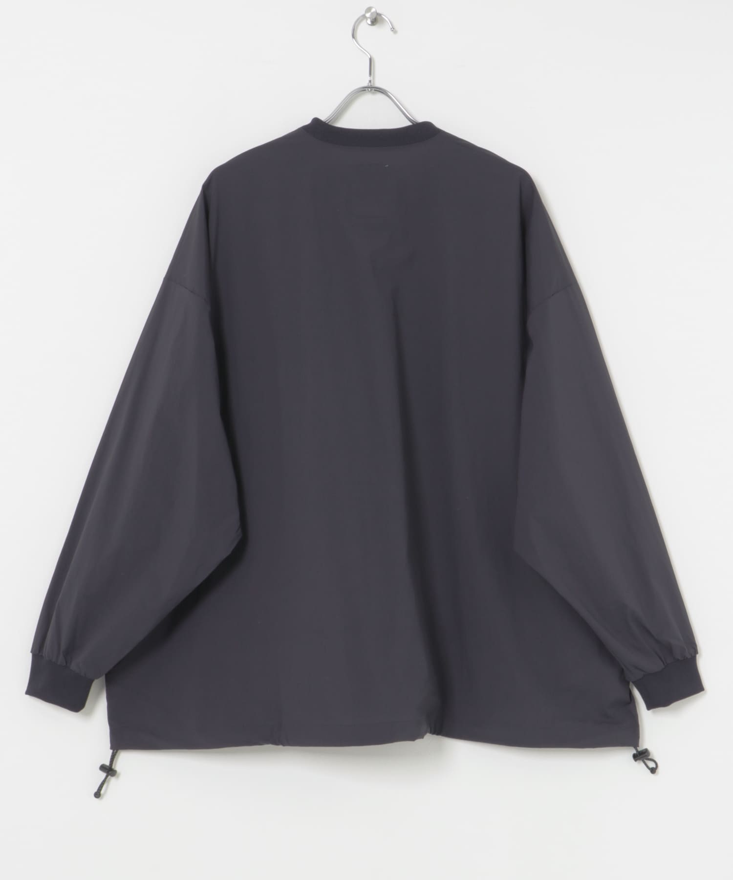 SFC　TECH POCKET NYLON LS TEE Navy L