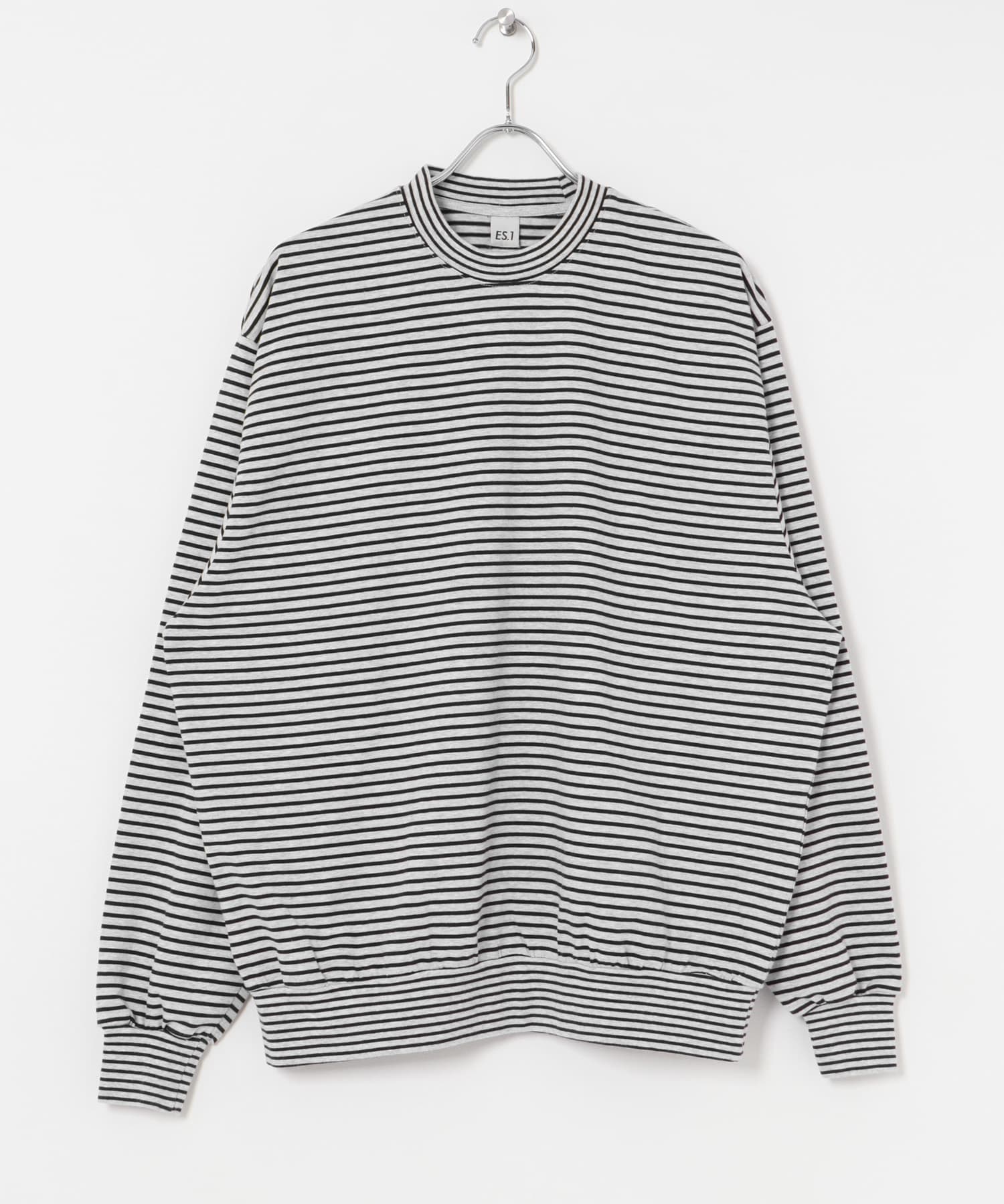 ES.1　Border LS T-Shirt Ash L