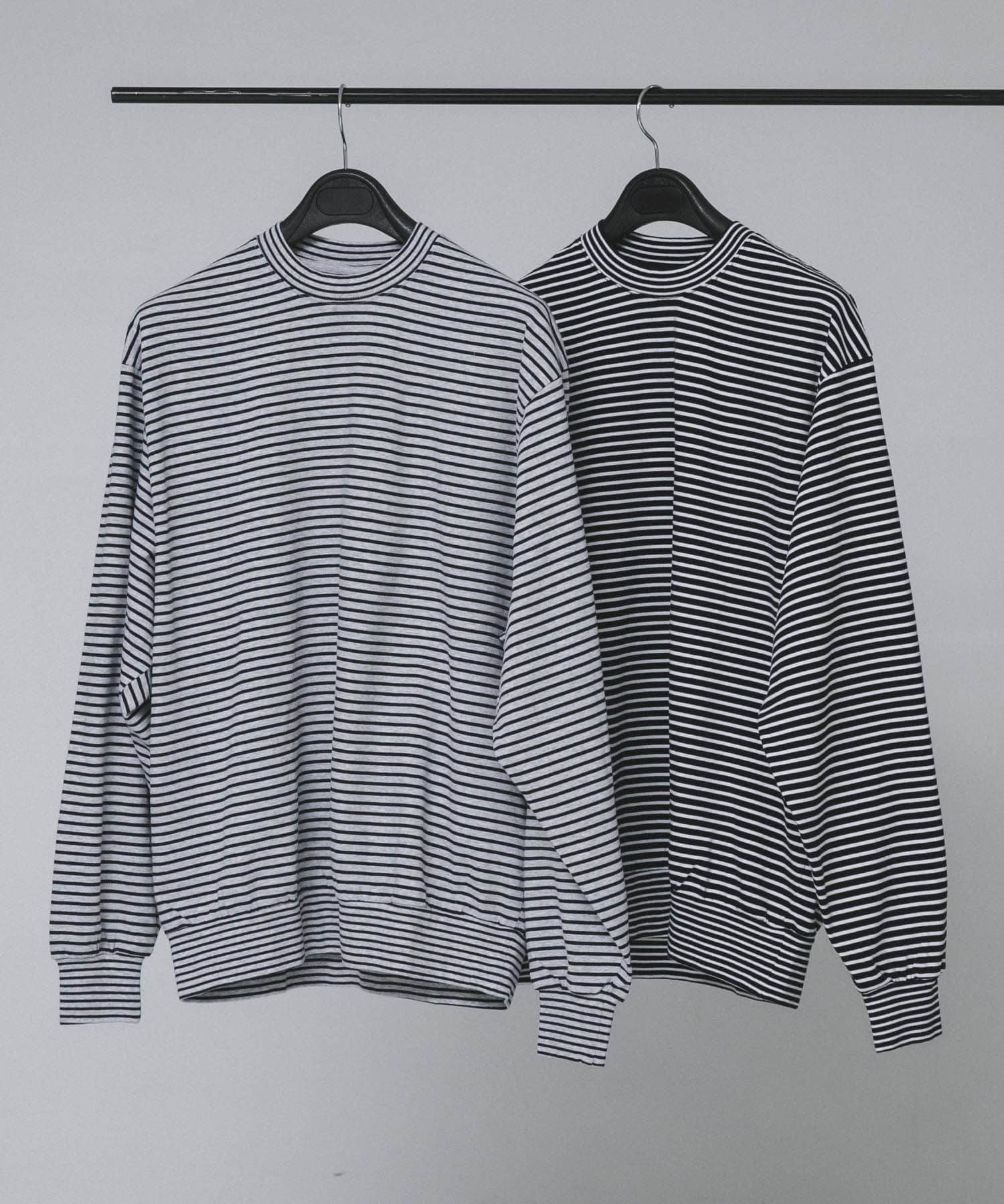 ES.1　Border LS T-Shirt Ash L