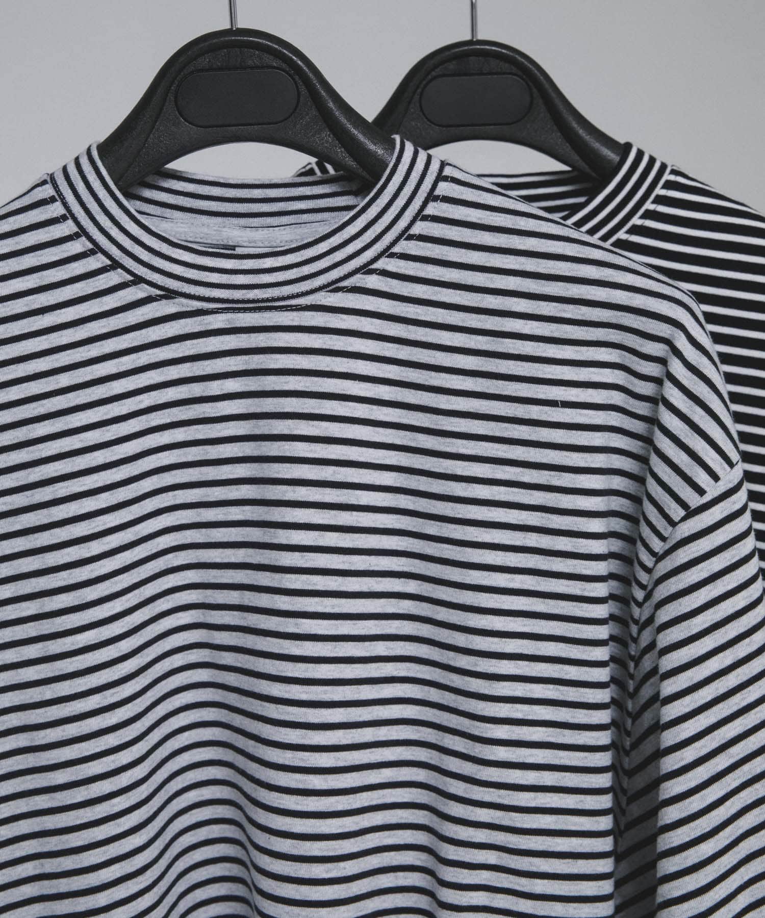 ES.1　Border LS T-Shirt Ash L