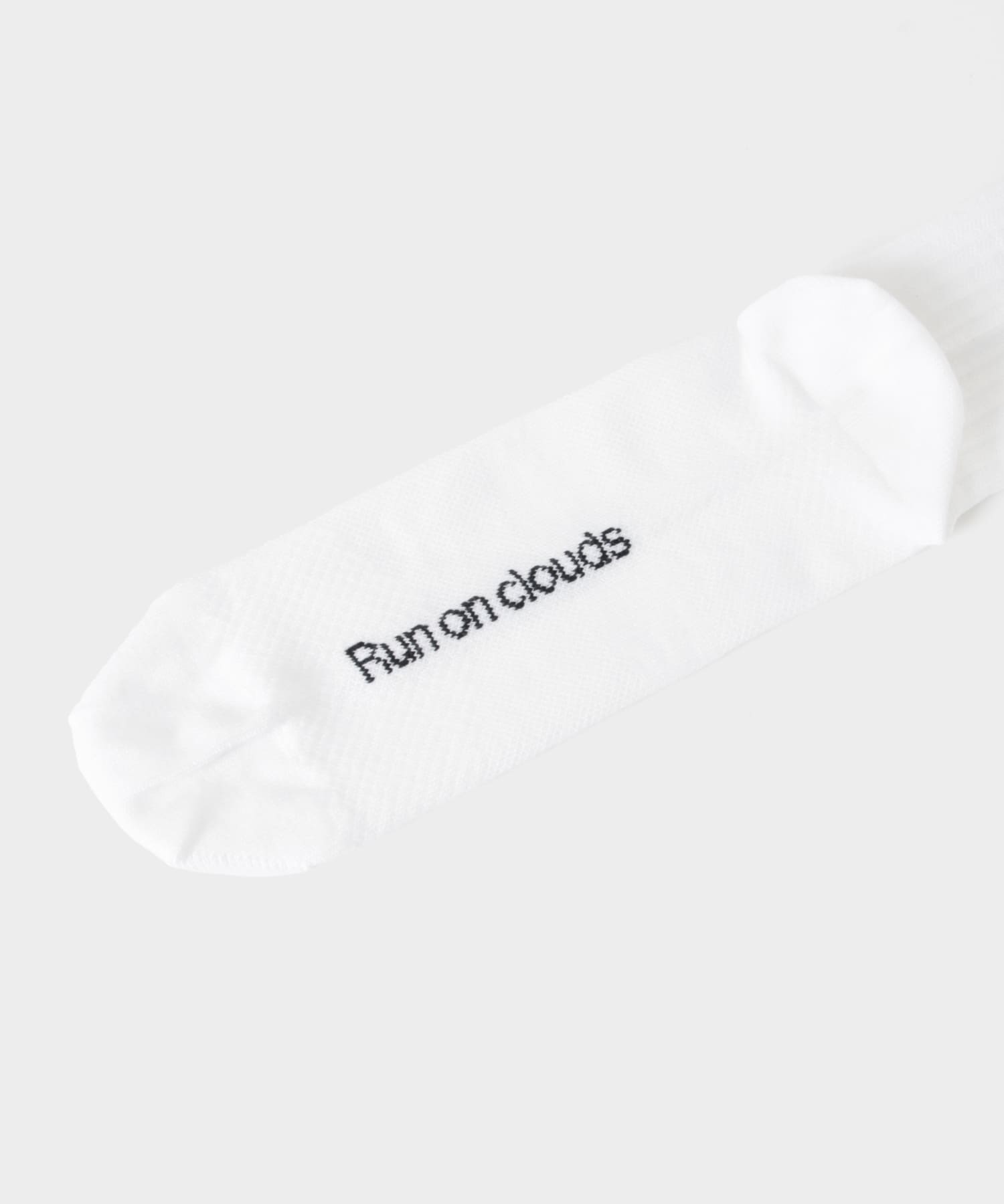 On　Logo Sock High 3p WHITE M