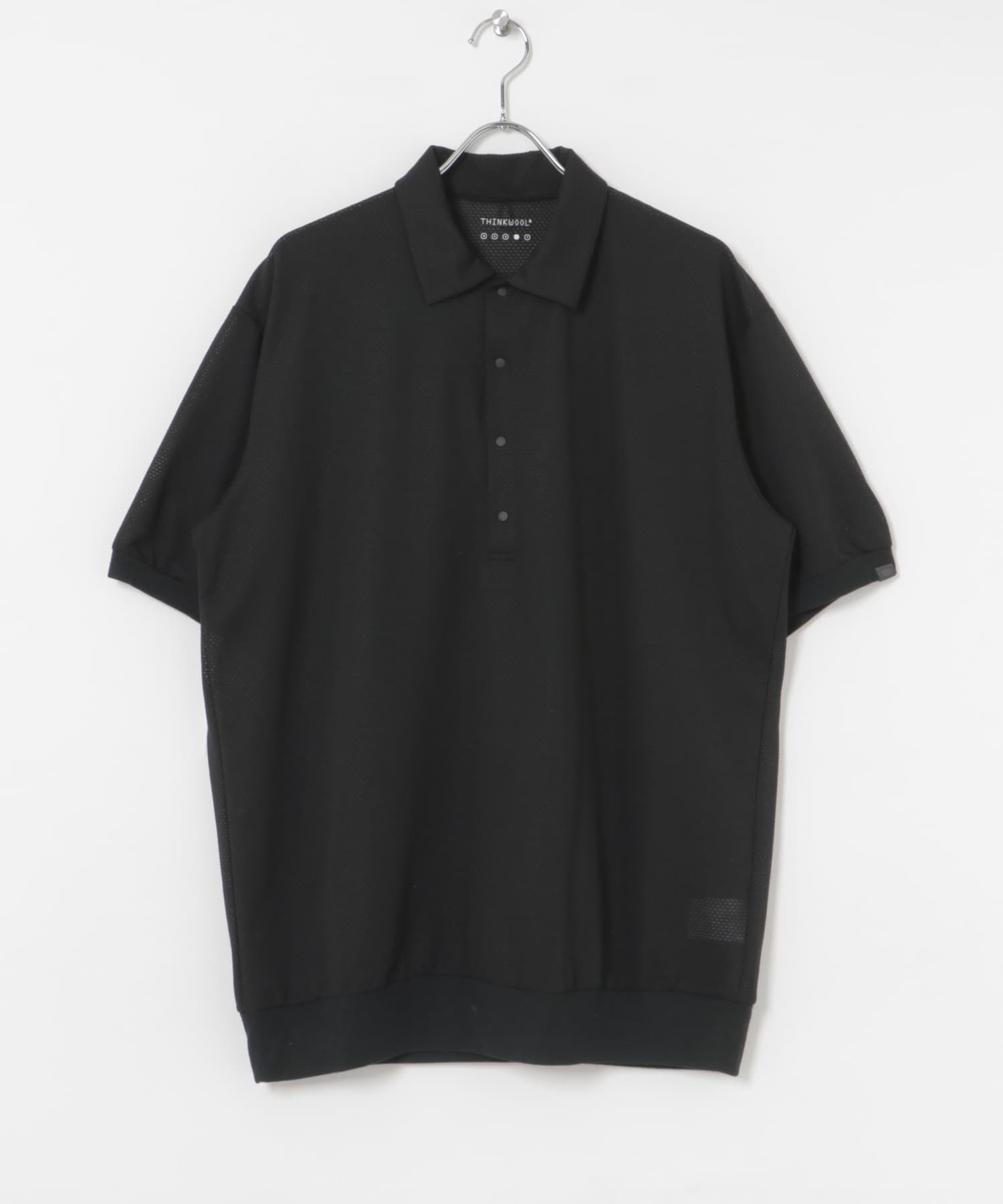 THINKWOOL　TW MESH POLO SHIRTS SS