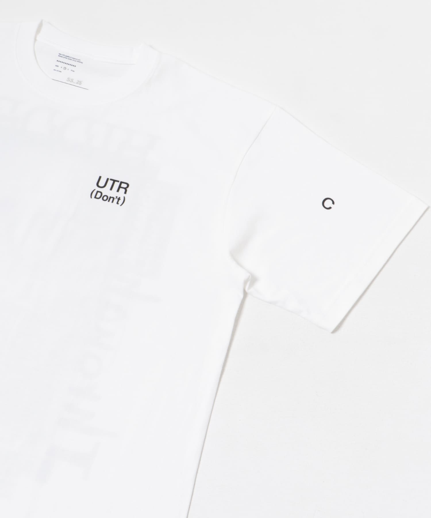 UNTRACE　_177 Tee S/S3 WHITE 1