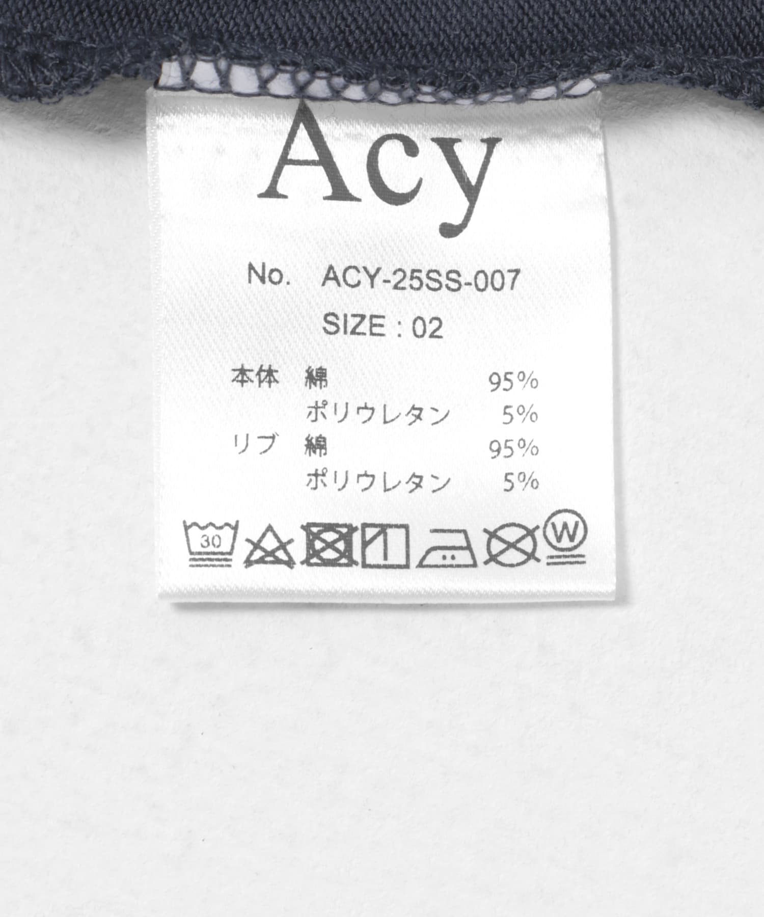 Acy　RPKT TEE NAVY 2