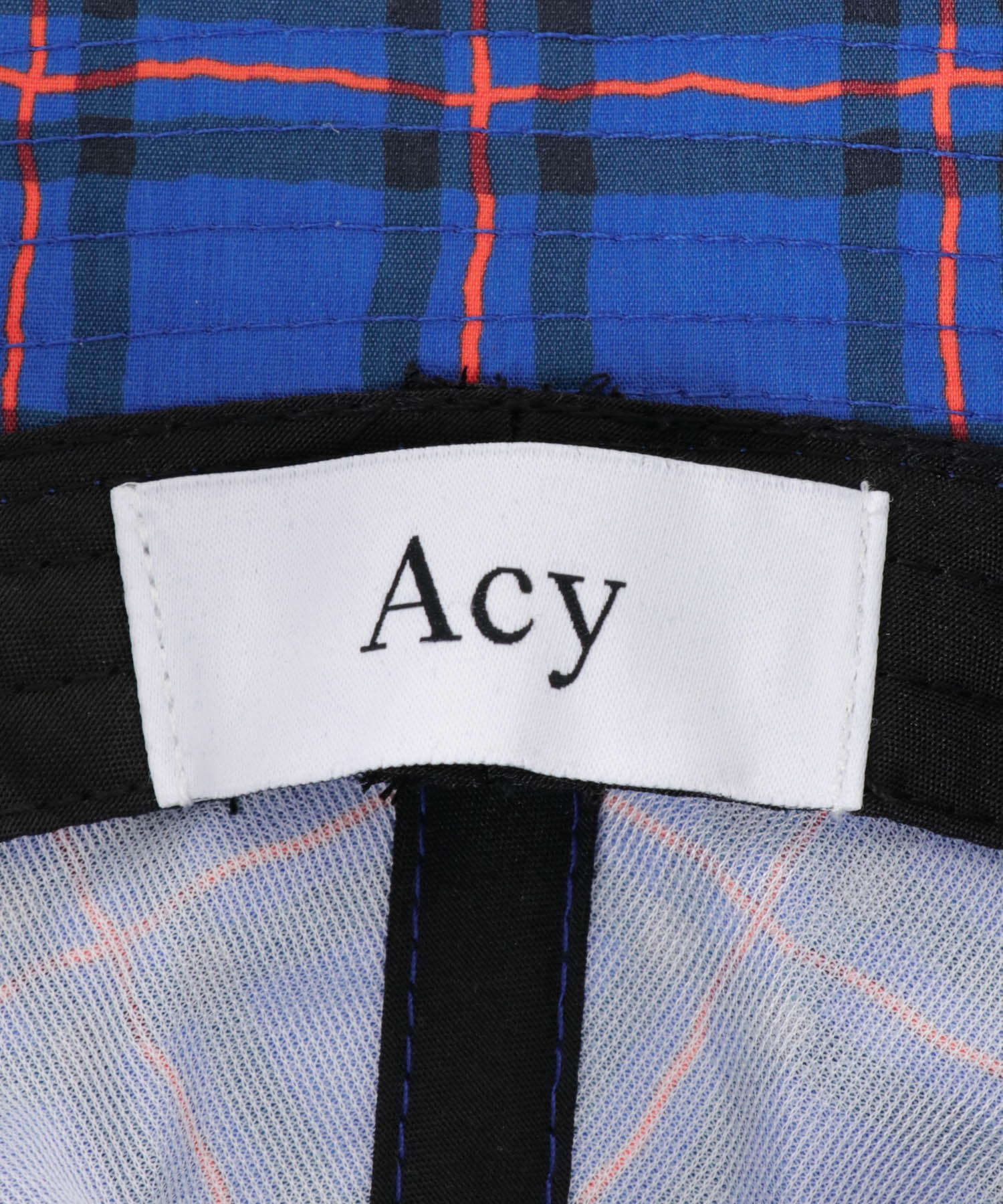 Acy　AK PATTERN HAT AK.CHECK FREE