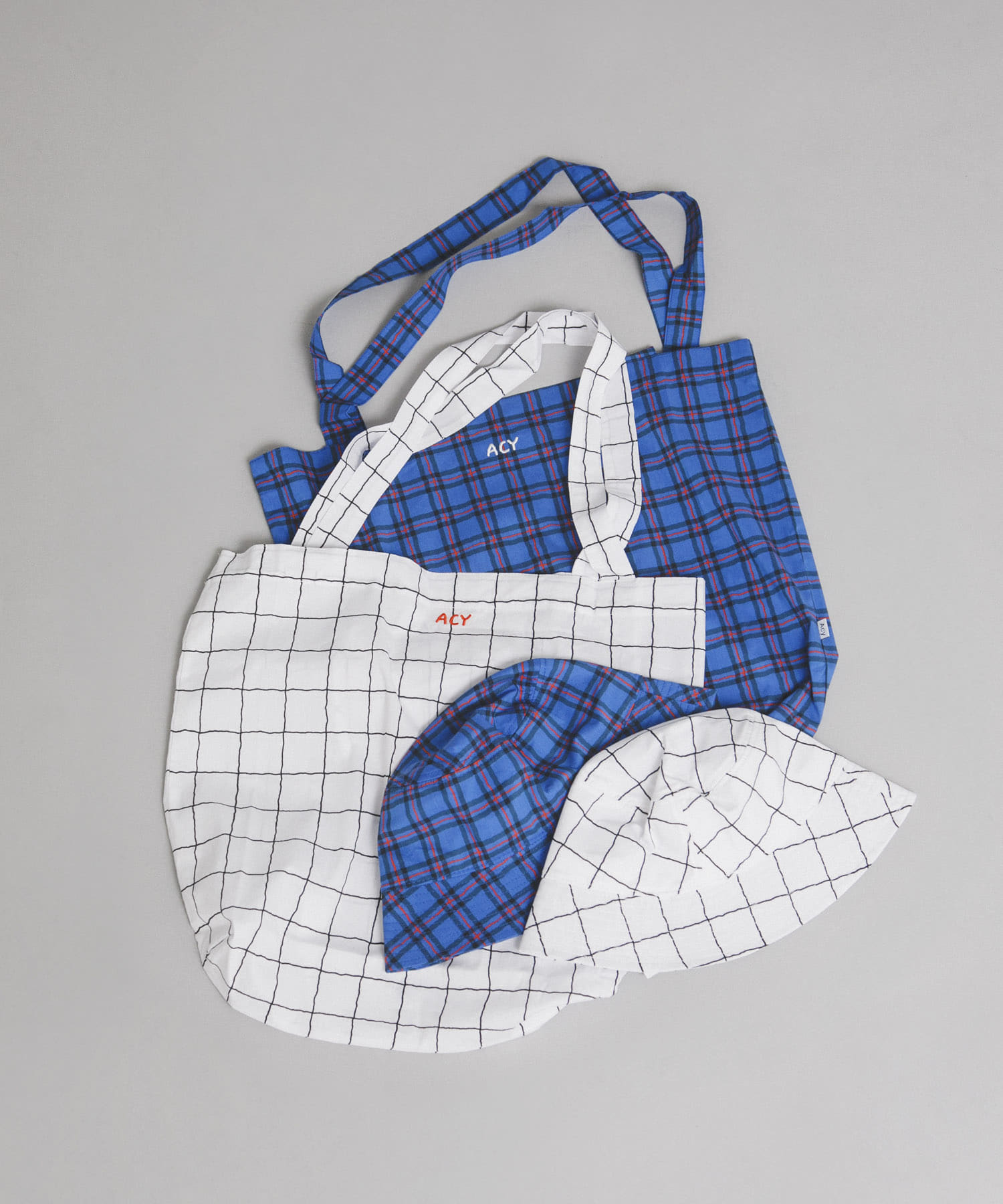 Acy　AK PATTERN RICH TOTE AK.TILE FREE