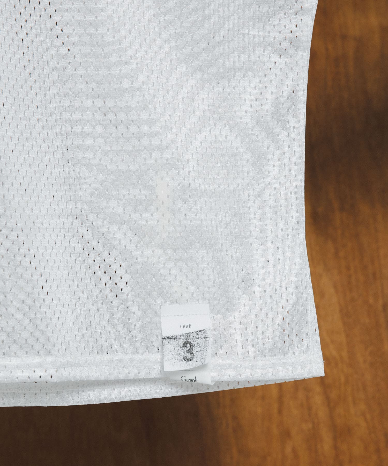 Gurank　Paint long sleeve mesh-T WHT 2