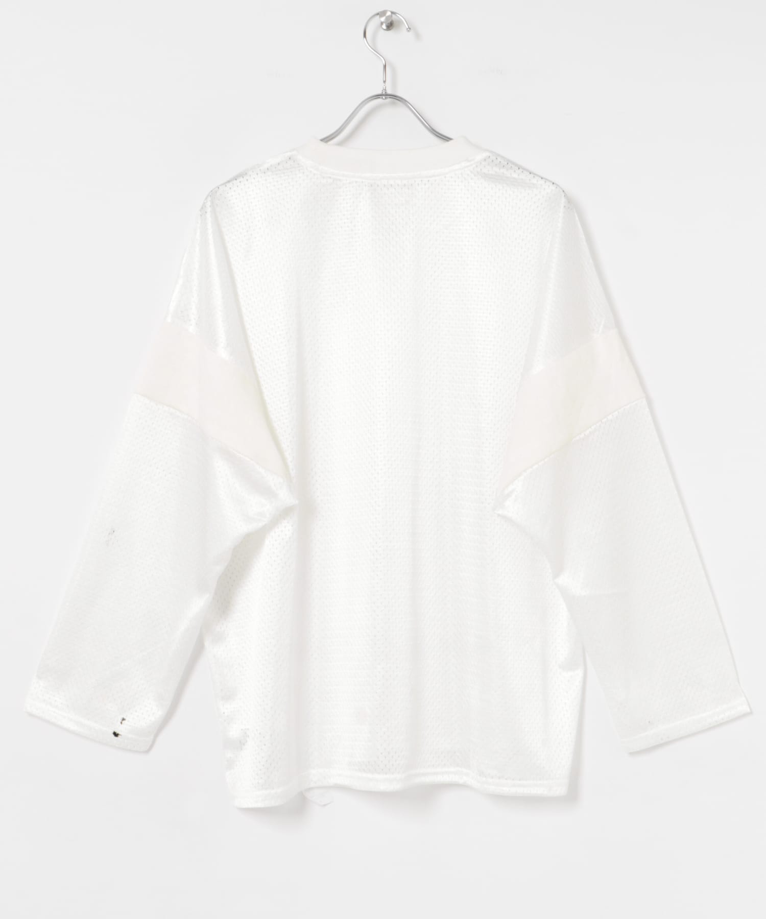 Gurank　Paint long sleeve mesh-T WHT 2