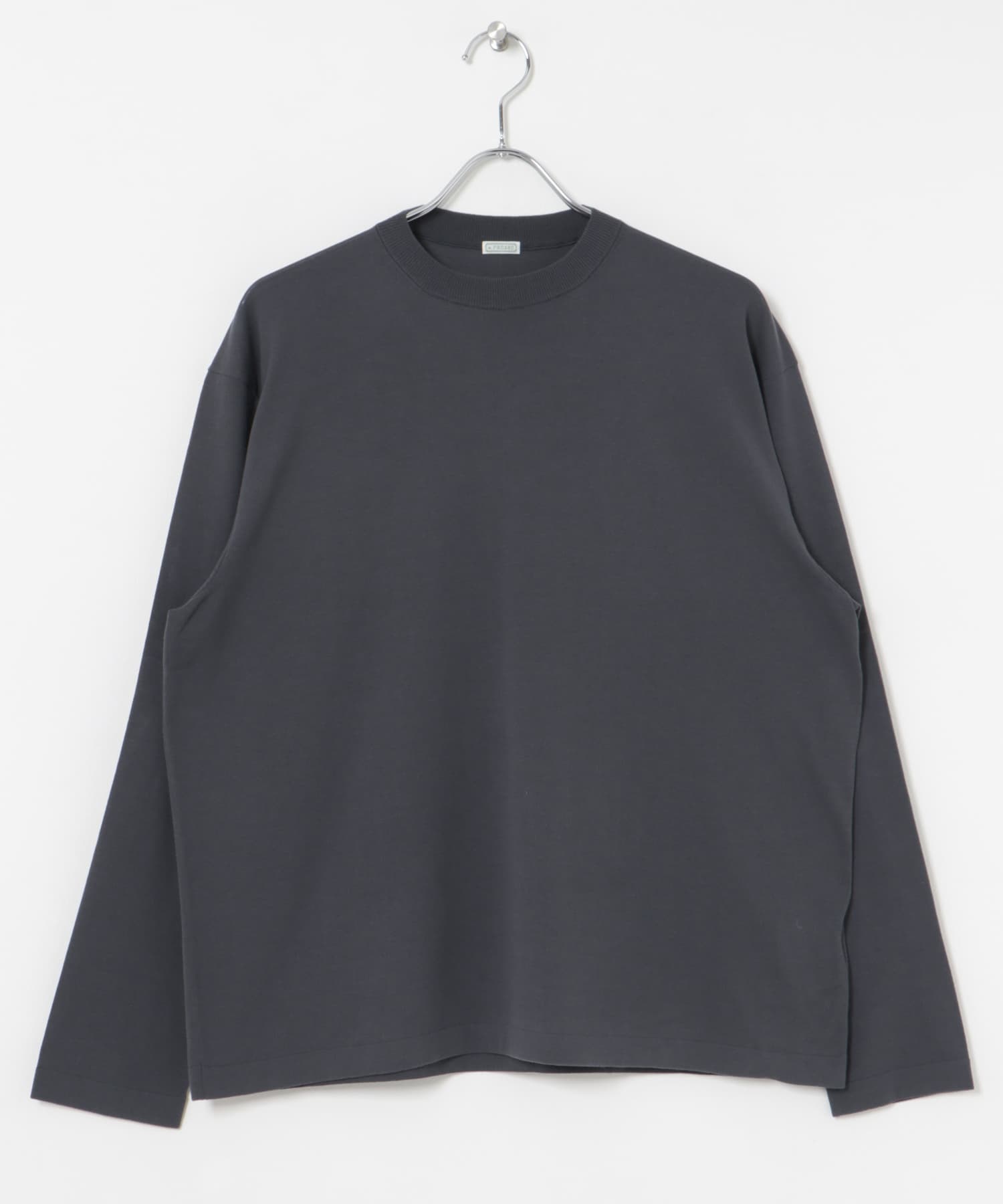 A PRESSE　High Twisted Cotton L/S  T-Shirt GRAY 2