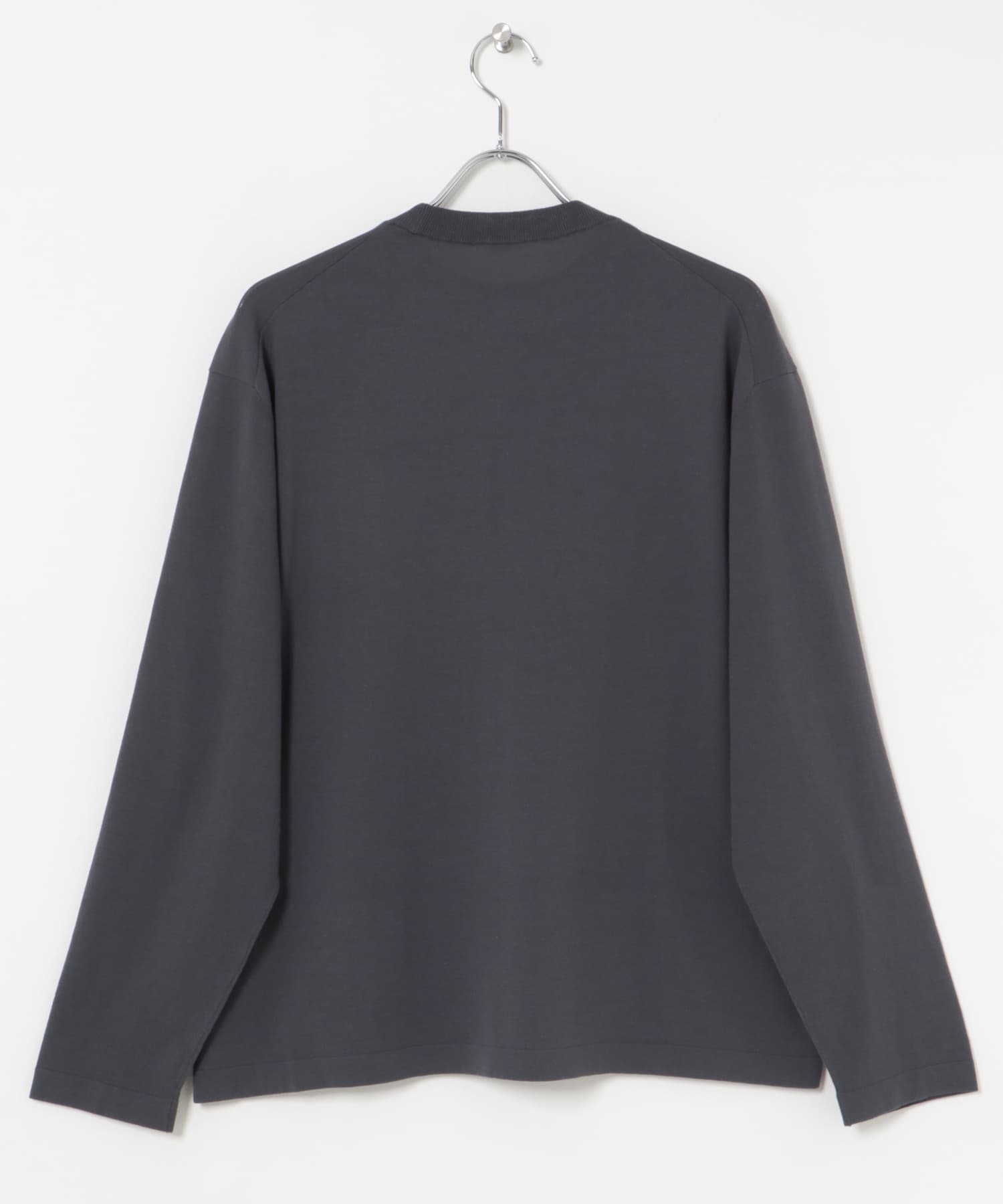 A PRESSE　High Twisted Cotton L/S  T-Shirt GRAY 2