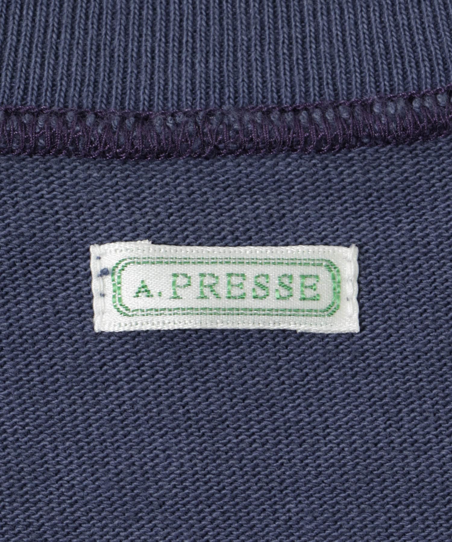 A PRESSE　Vintage S/S T-shirt NAVY 2