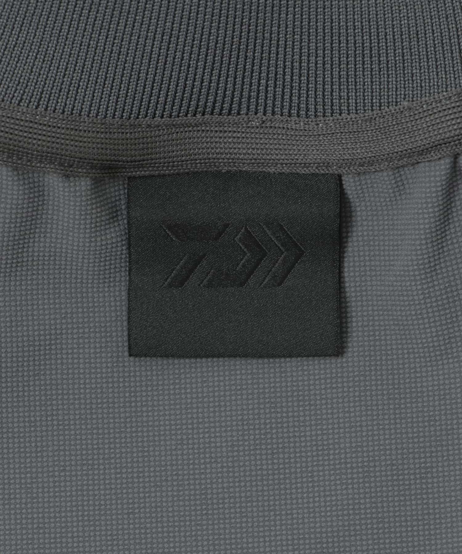 DAIWA PIER39　TECH MOCK NECK S/S TEE CHARCOAL S