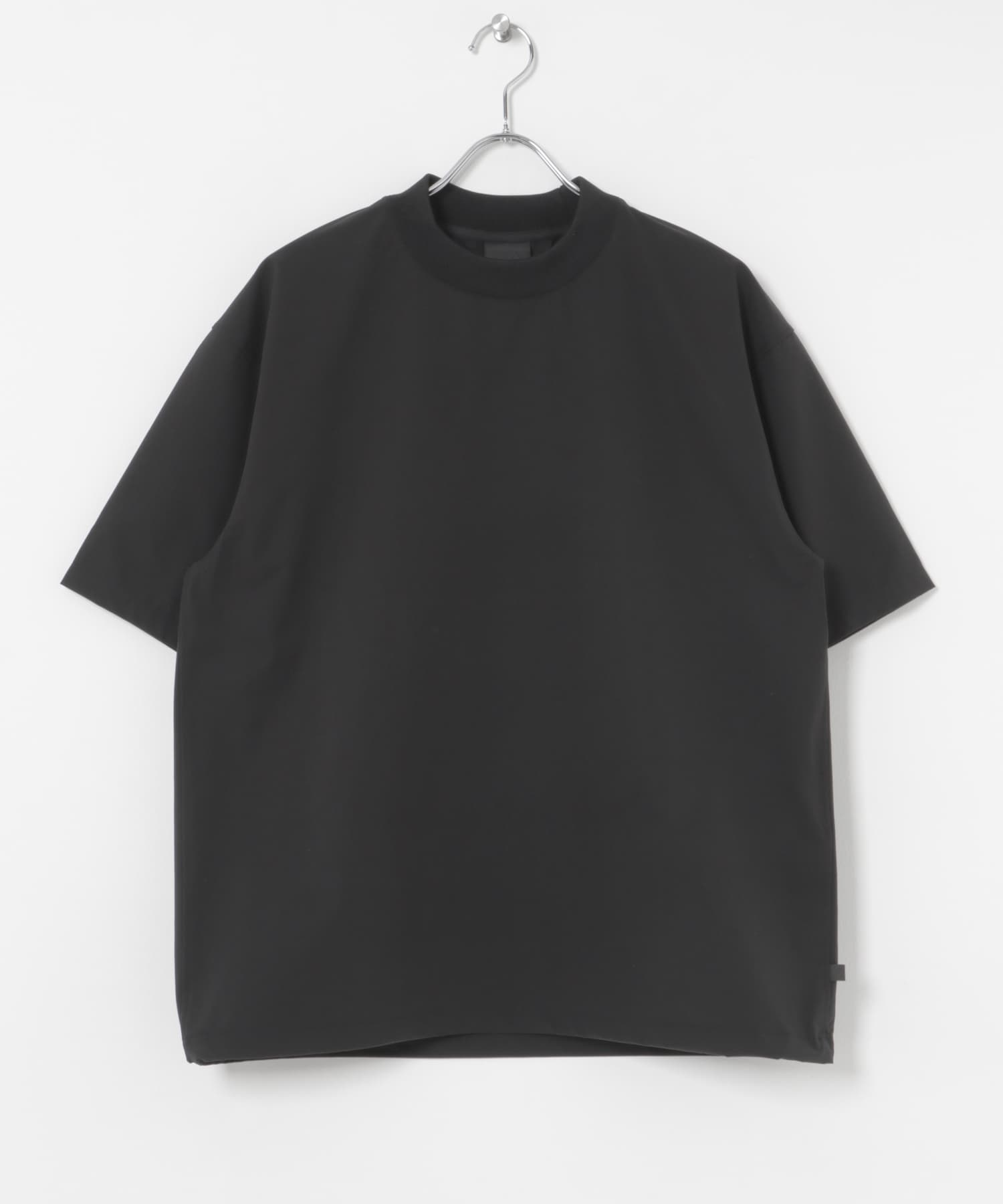 DAIWA PIER39　TECH MOCK NECK S/S TEE BLACK S