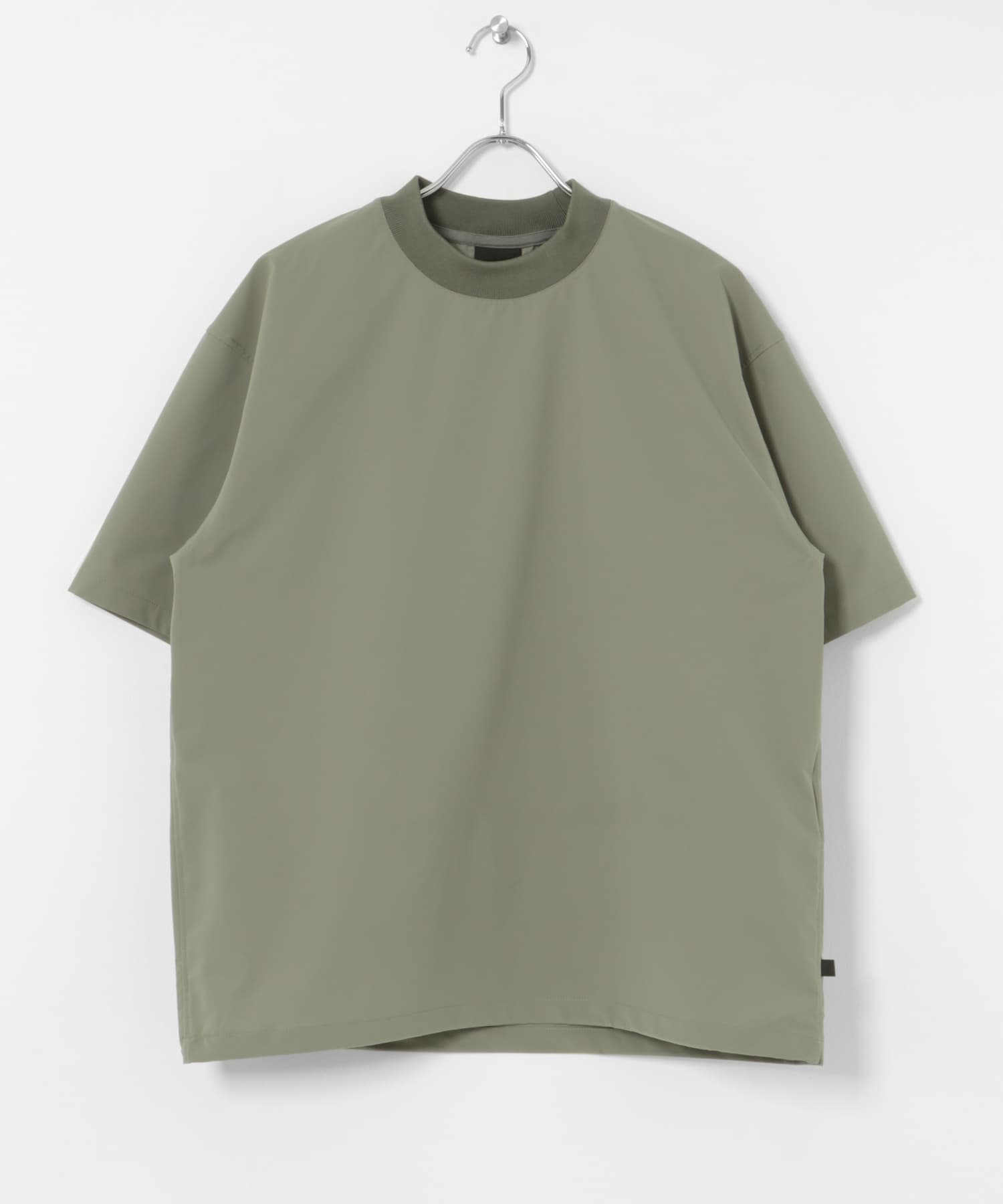 DAIWA PIER39　TECH MOCK NECK S/S TEE WOLF GRAY S