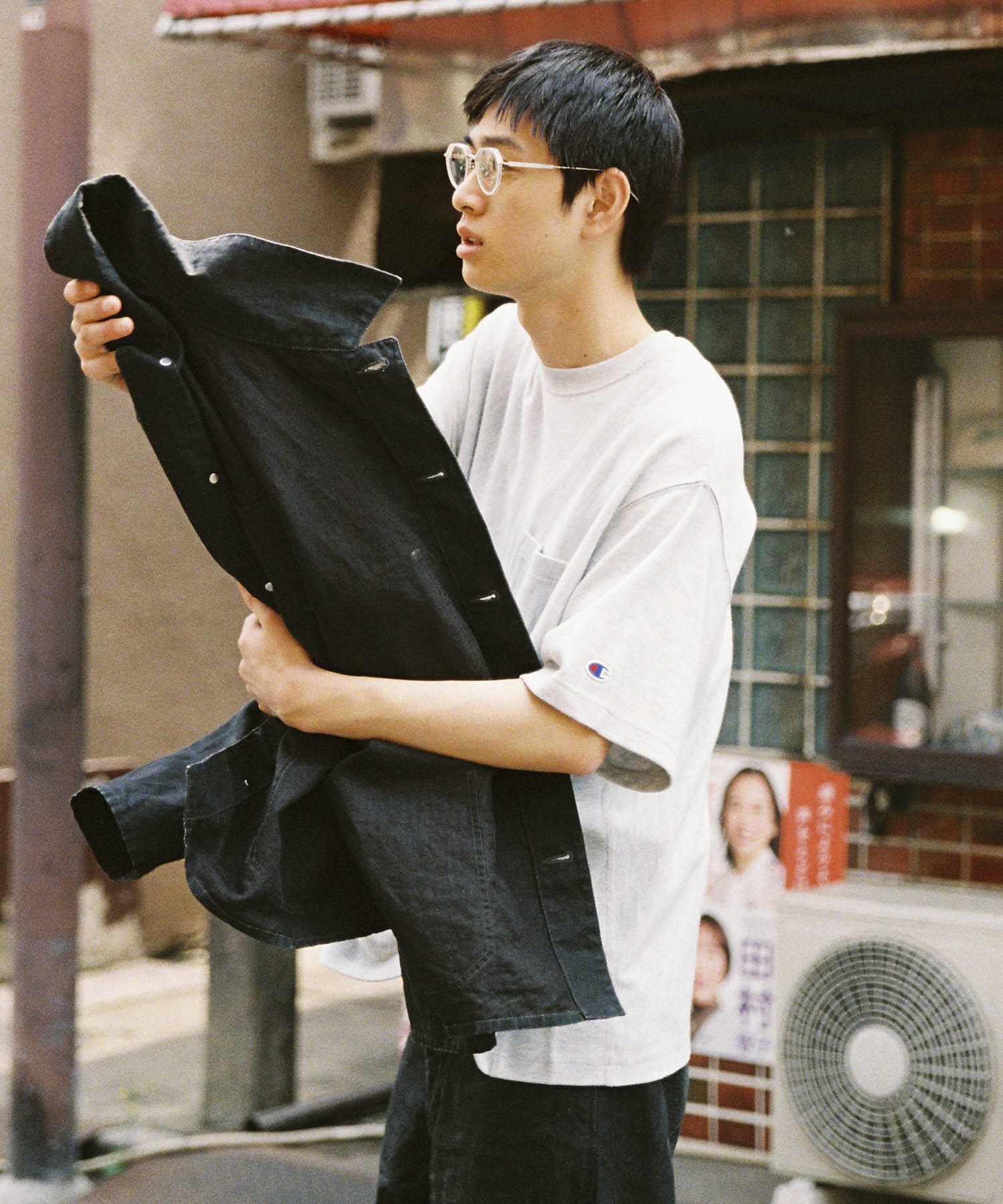 model身長：181cm 着用サイズ：L