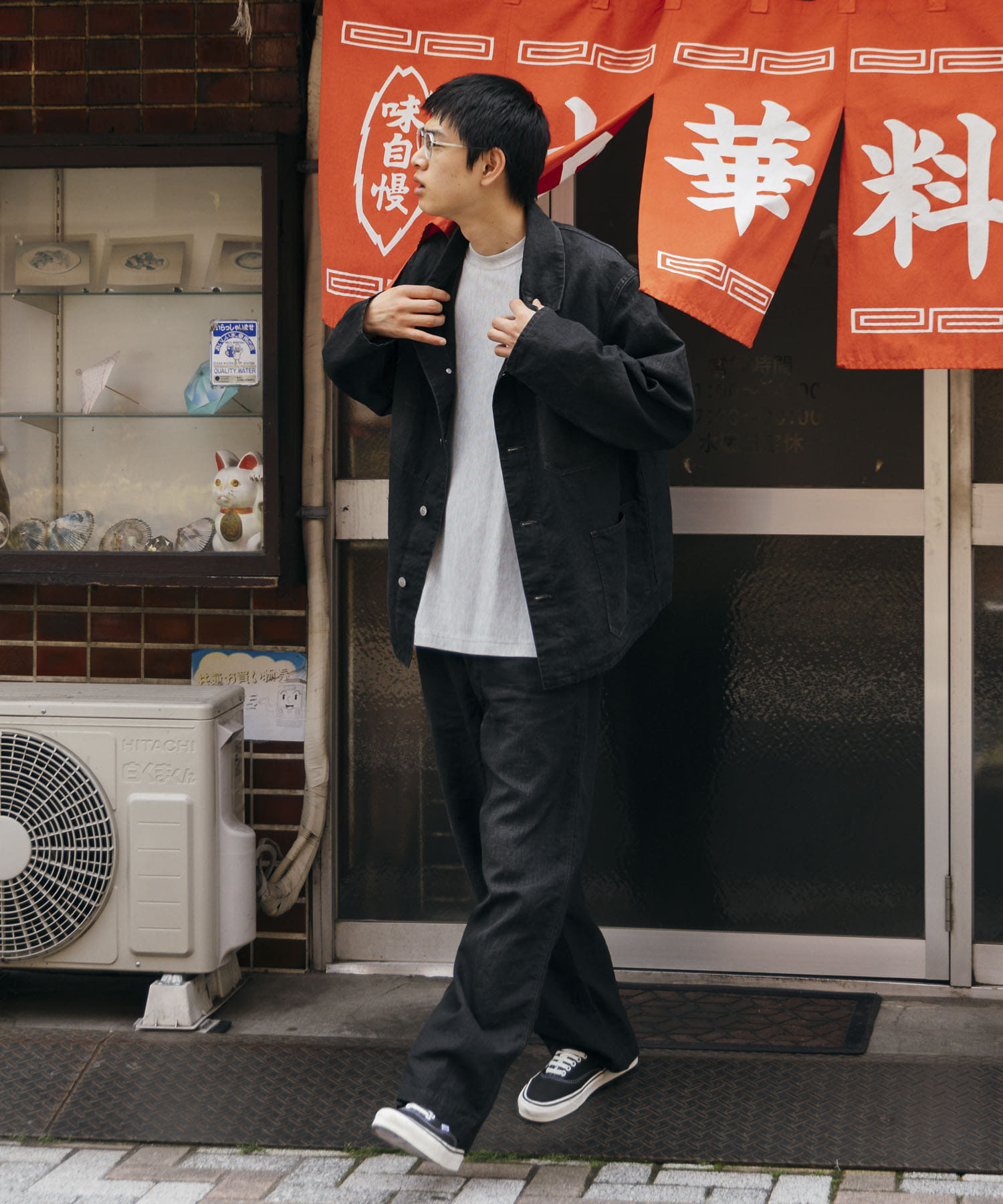 model身長：181cm 着用サイズ：L