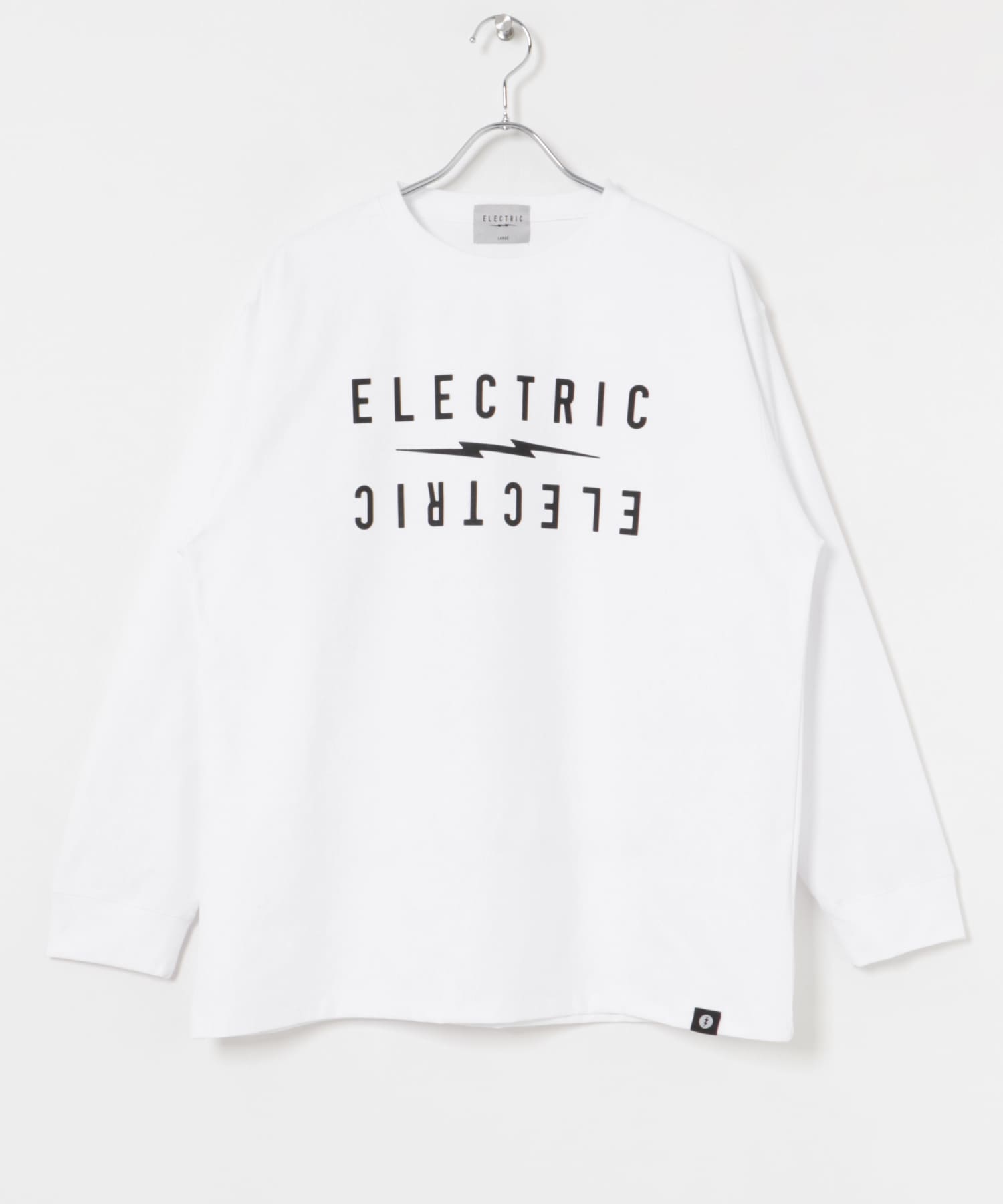 ELECTRIC　REFLECTION DRY L/S TEE WHITE L