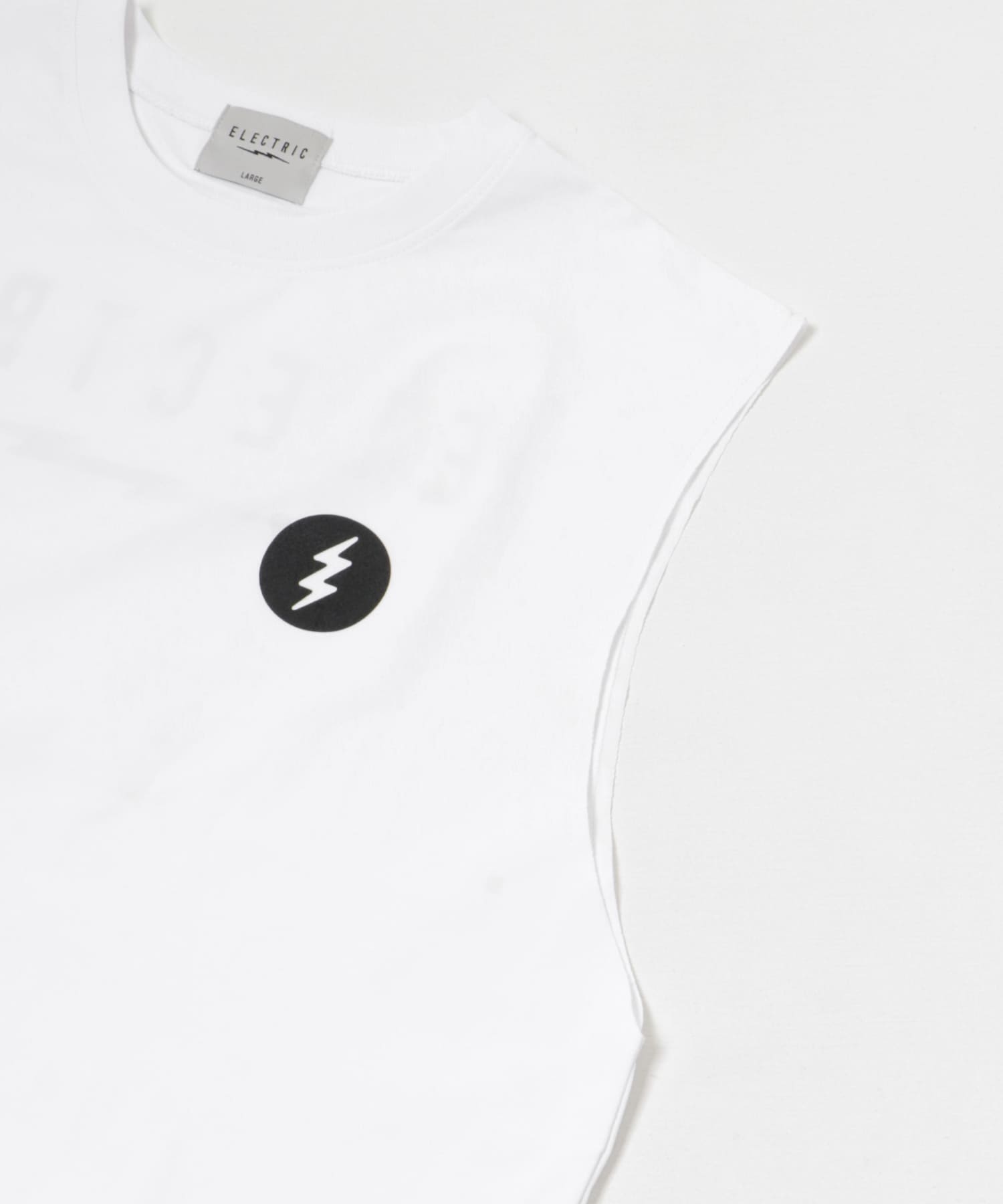 ELECTRIC　ICON LOGO DRY NO SLEEVE WHITE L