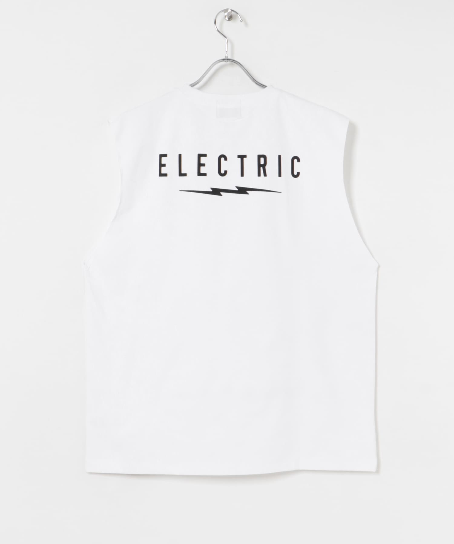 ELECTRIC　ICON LOGO DRY NO SLEEVE WHITE L