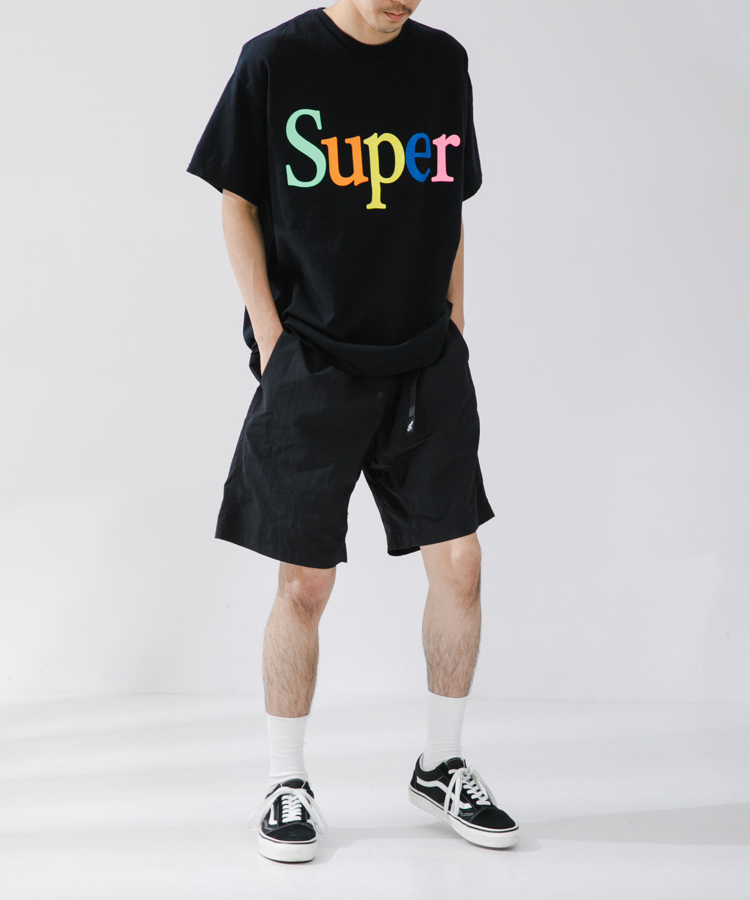model身長：180cm 着用サイズ：L