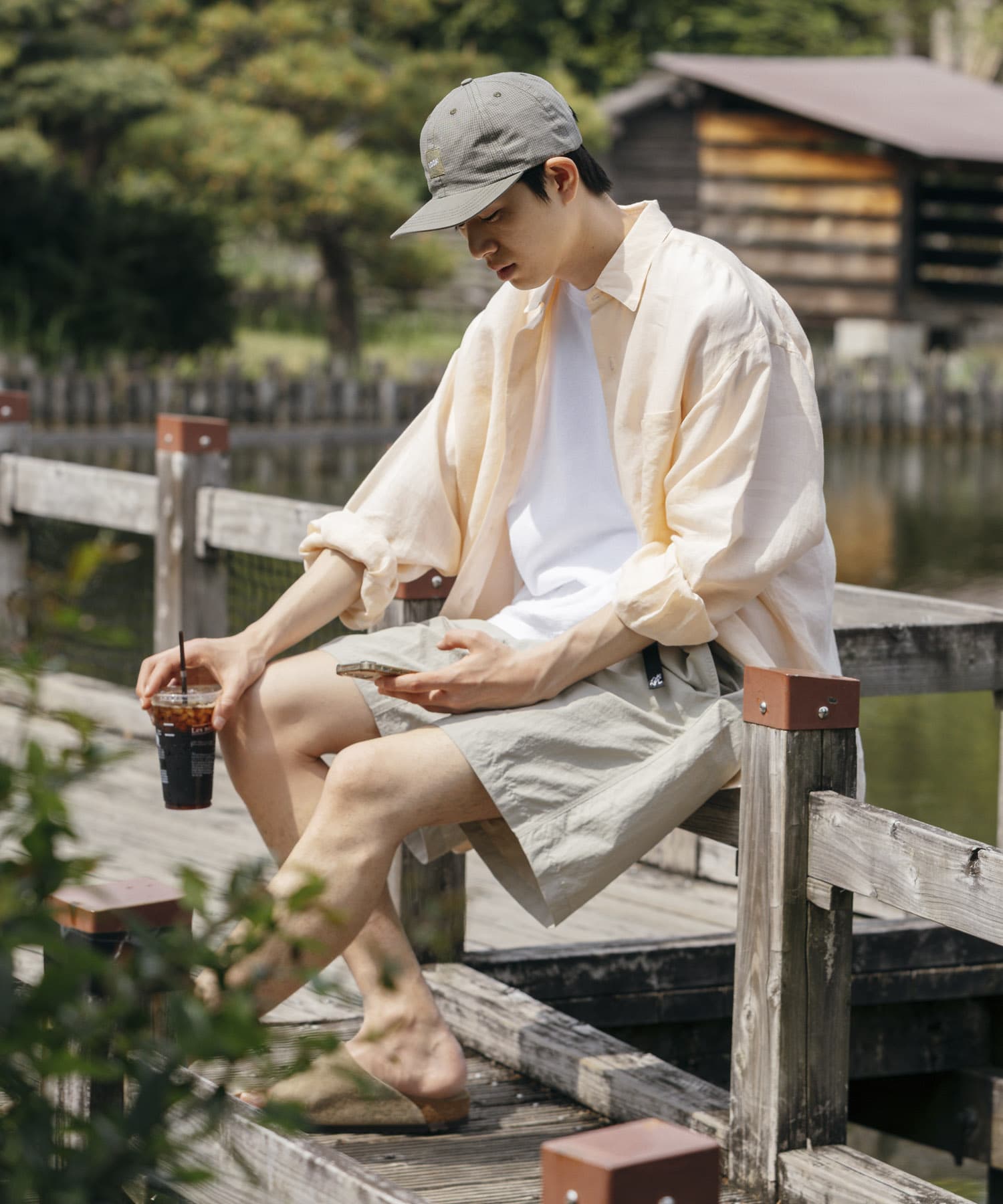 model身長：181cm 着用サイズ：L