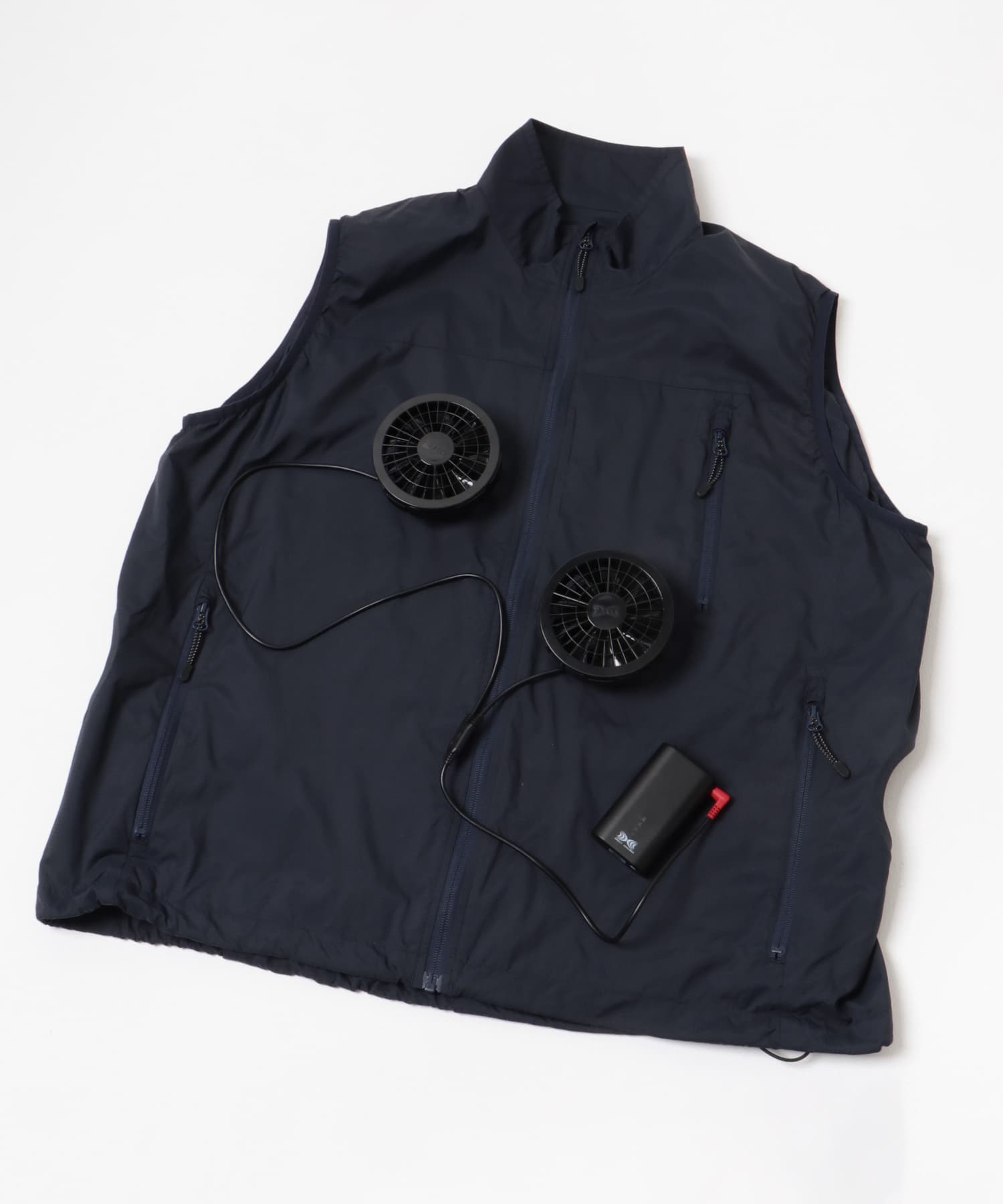 LOWERCASE　LC×空調服AIRCOOLING VEST 86 D NAVY M
