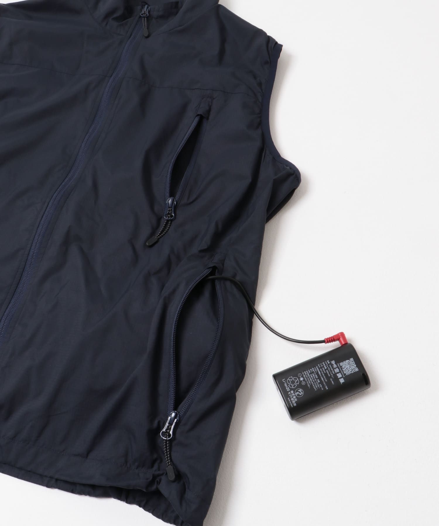 LOWERCASE　LC×空調服AIRCOOLING VEST 86 D NAVY M