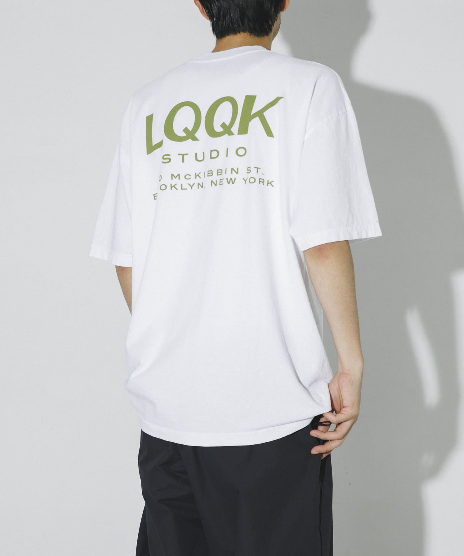 LQQK Studio　ADDRESS TEE WHITE M